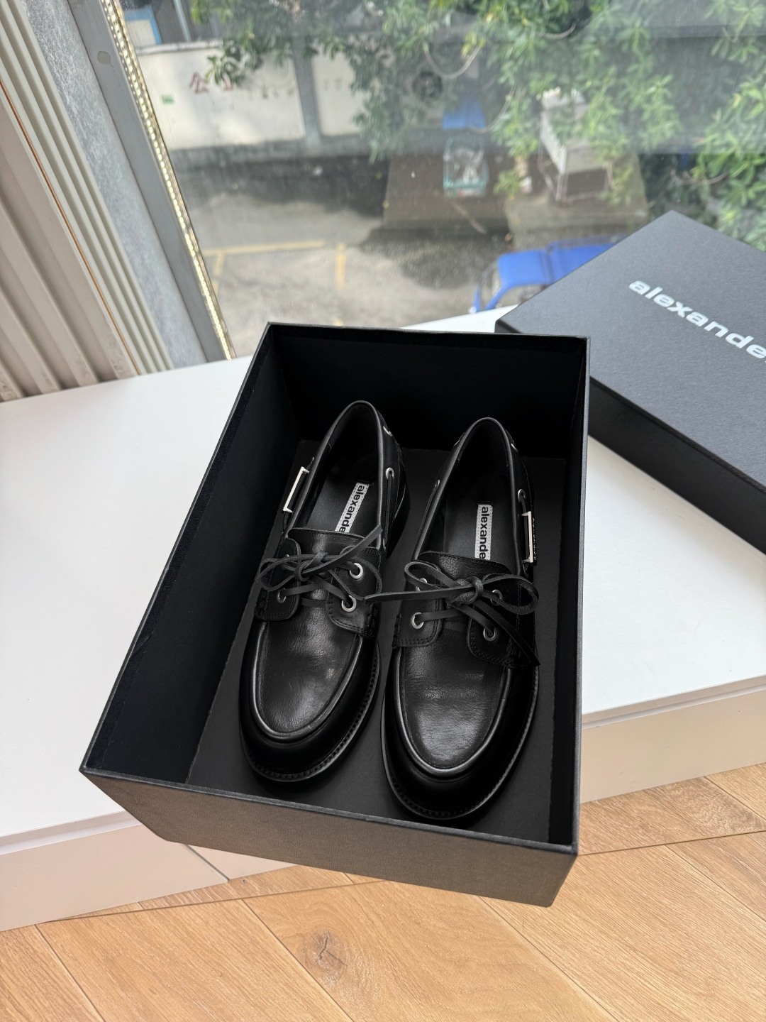 G013代购级别Alexanderwan*大王新品厚底系列新品，无敌增高决绝子单品，鞋底厚，但脚感轻盈舒适！甄选进口牛皮