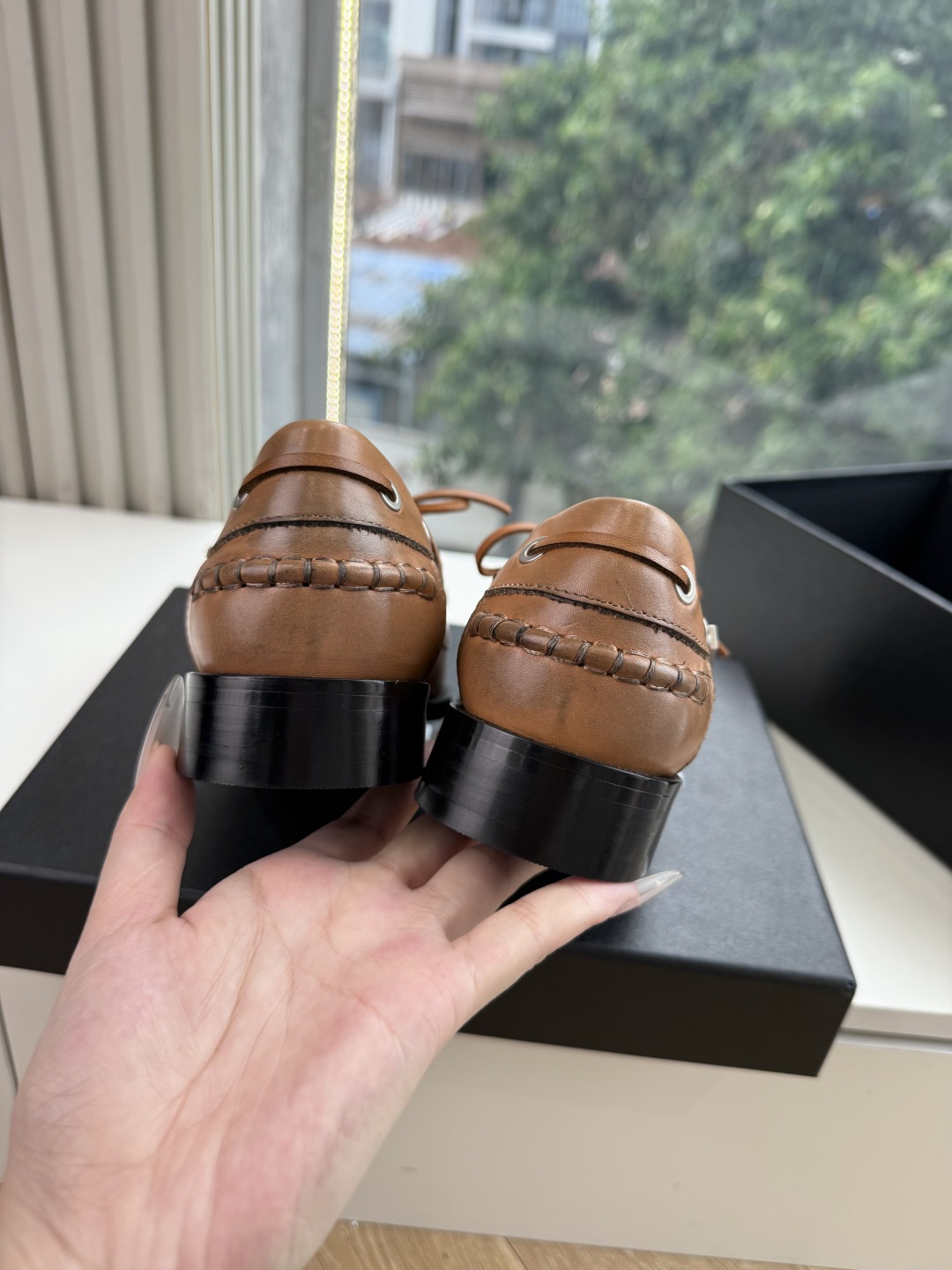 G013代购级别Alexanderwan*大王新品厚底系列新品，无敌增高决绝子单品，鞋底厚，但脚感轻盈舒适！甄选进口牛皮