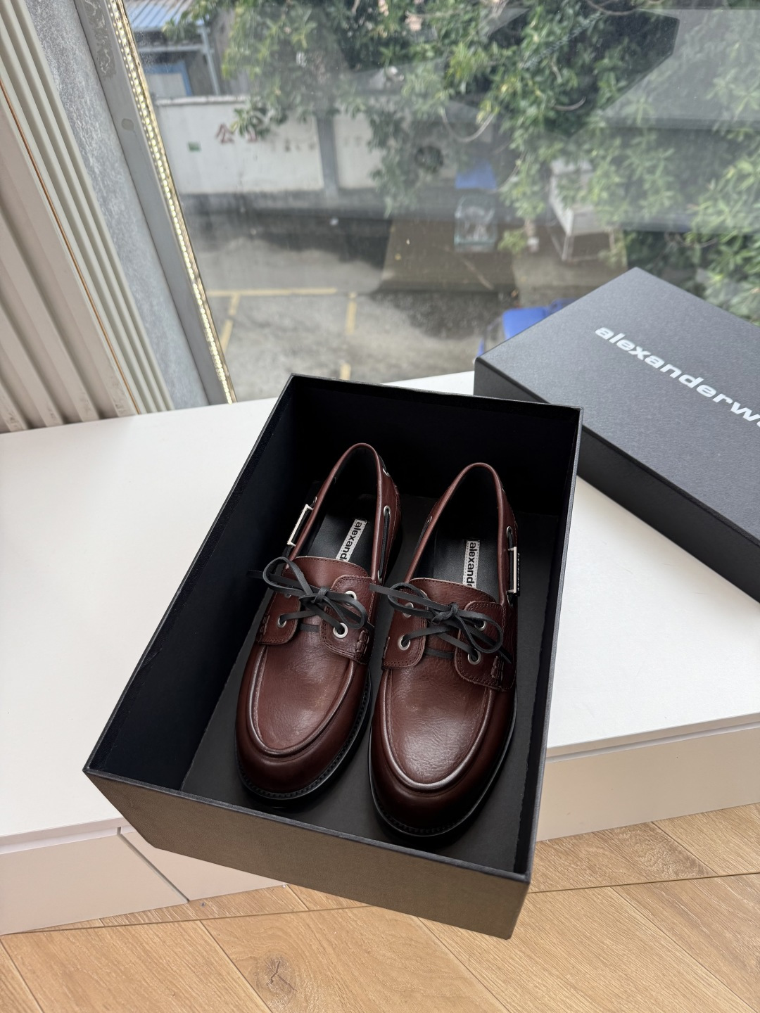 G013代购级别Alexanderwan*大王新品厚底系列新品，无敌增高决绝子单品，鞋底厚，但脚感轻盈舒适！甄选进口牛皮