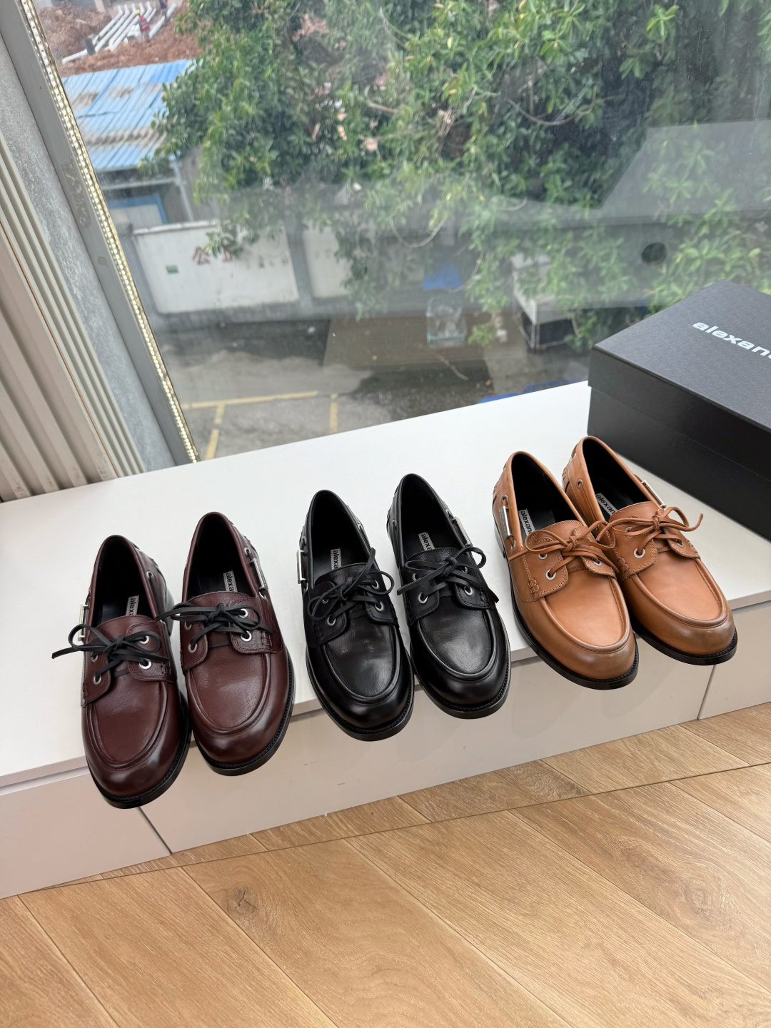 G013代购级别Alexanderwan*大王新品厚底系列新品，无敌增高决绝子单品，鞋底厚，但脚感轻盈舒适！甄选进口牛皮