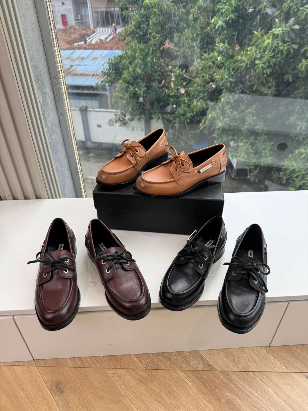 G013代购级别Alexanderwan*大王新品厚底系列新品，无敌增高决绝子单品，鞋底厚，但脚感轻盈舒适！甄选进口牛皮