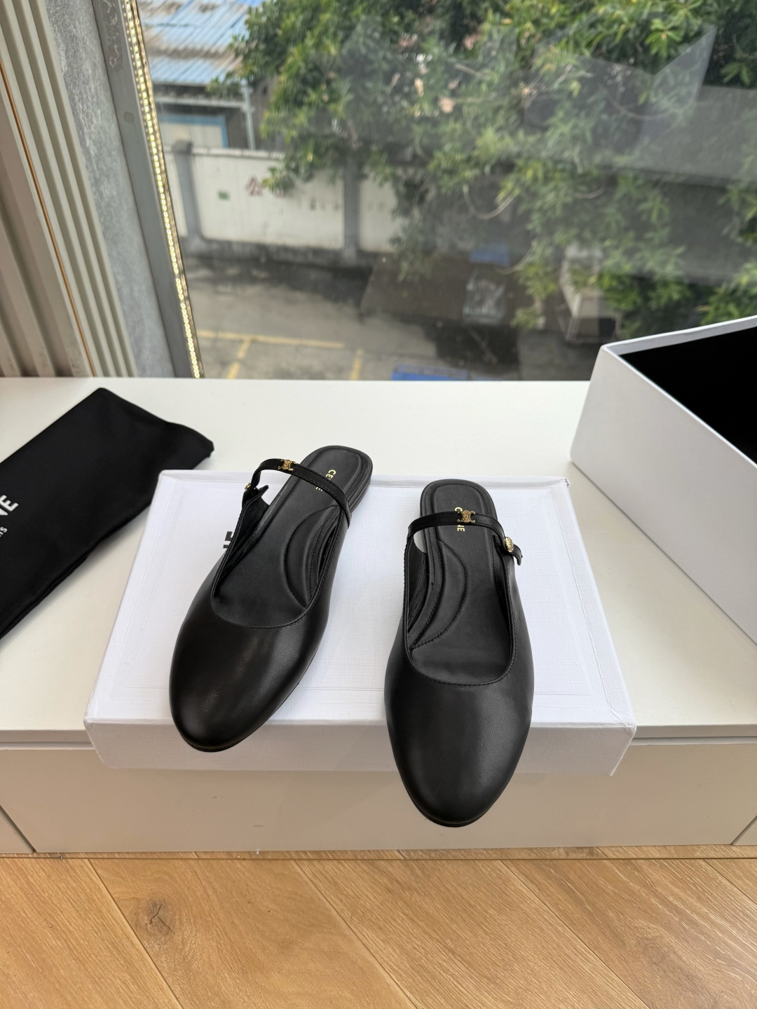 G339顶级品质 2026春夏新款玛丽半拖 Celine新款包头穆勒单鞋优雅又低调迷人  上脚真的超级显瘦超级美 C家特