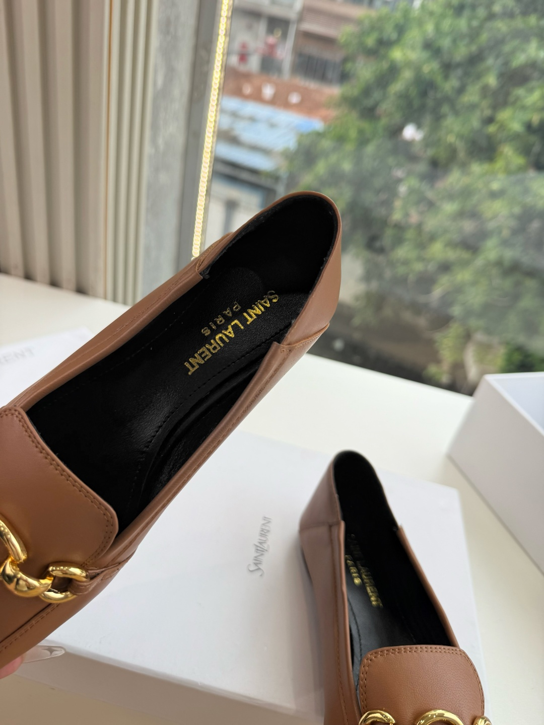 G178-1顶级品质Saint Laurent / 圣罗兰玛丽珍乐福鞋Lee金属高跟鞋YSL姐姐的美丽尤物高跟鞋 又是人