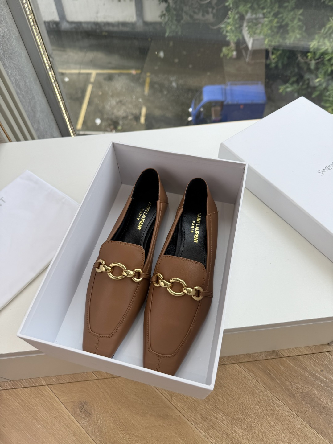 G178-1顶级品质Saint Laurent / 圣罗兰玛丽珍乐福鞋Lee金属高跟鞋YSL姐姐的美丽尤物高跟鞋 又是人