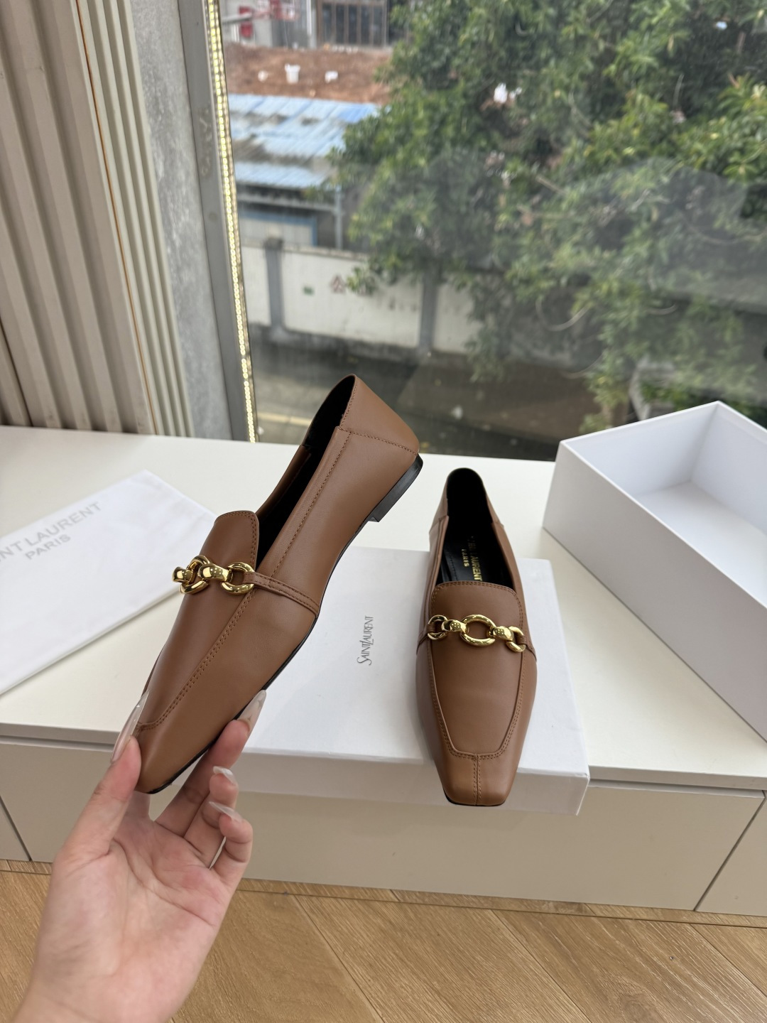 G178-1顶级品质Saint Laurent / 圣罗兰玛丽珍乐福鞋Lee金属高跟鞋YSL姐姐的美丽尤物高跟鞋 又是人