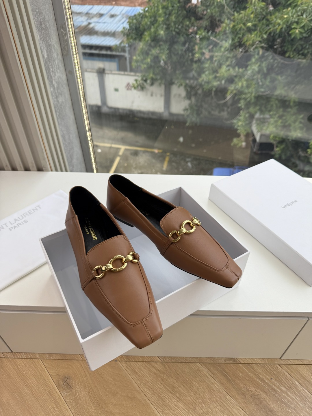 G178-1顶级品质Saint Laurent / 圣罗兰玛丽珍乐福鞋Lee金属高跟鞋YSL姐姐的美丽尤物高跟鞋 又是人