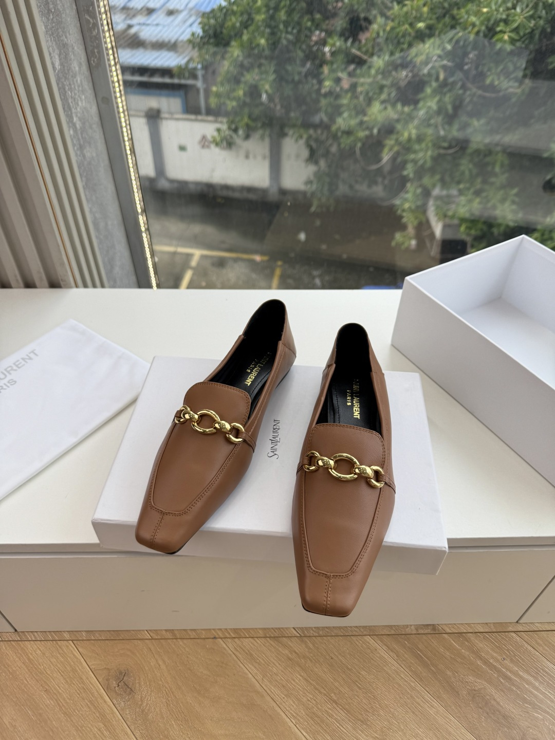 G178-1顶级品质Saint Laurent / 圣罗兰玛丽珍乐福鞋Lee金属高跟鞋YSL姐姐的美丽尤物高跟鞋 又是人