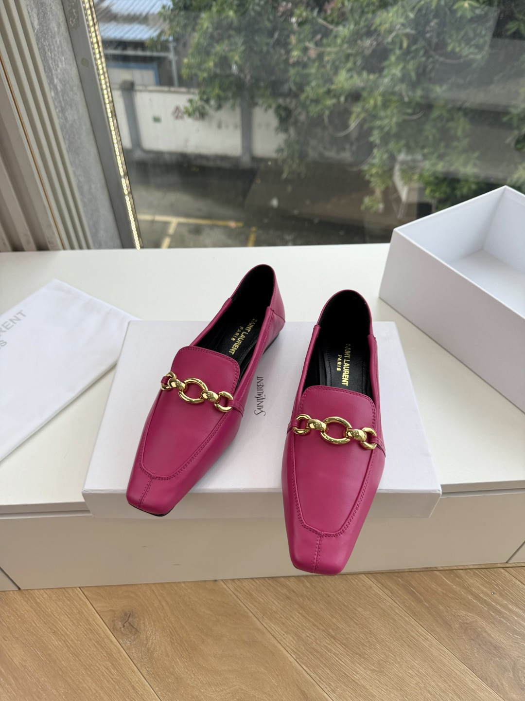 G178-1顶级品质Saint Laurent / 圣罗兰玛丽珍乐福鞋Lee金属高跟鞋YSL姐姐的美丽尤物高跟鞋 又是人