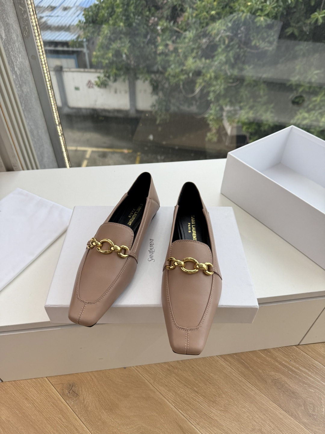 G178-1顶级品质Saint Laurent / 圣罗兰玛丽珍乐福鞋Lee金属高跟鞋YSL姐姐的美丽尤物高跟鞋 又是人
