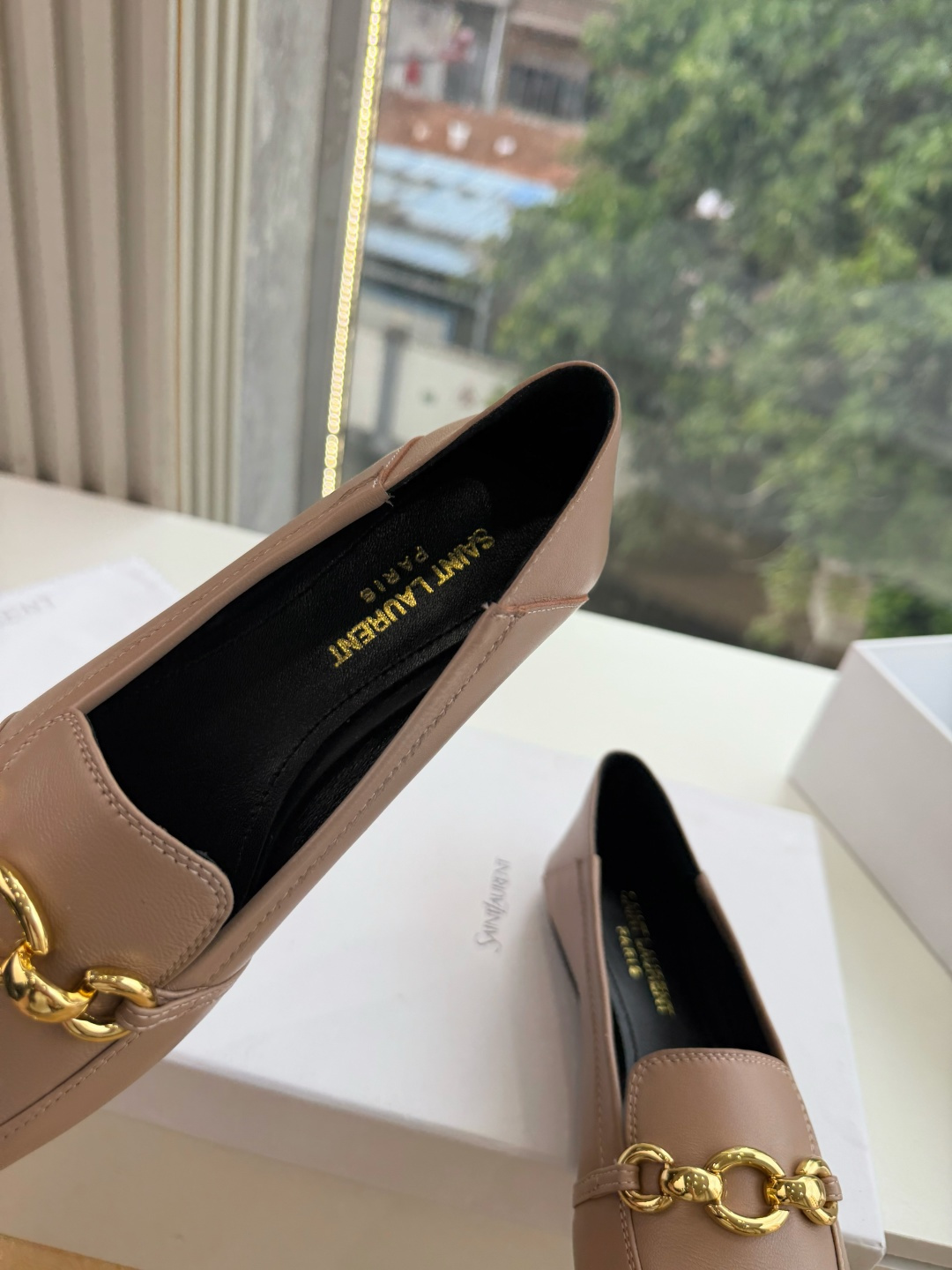 G178-1顶级品质Saint Laurent / 圣罗兰玛丽珍乐福鞋Lee金属高跟鞋YSL姐姐的美丽尤物高跟鞋 又是人