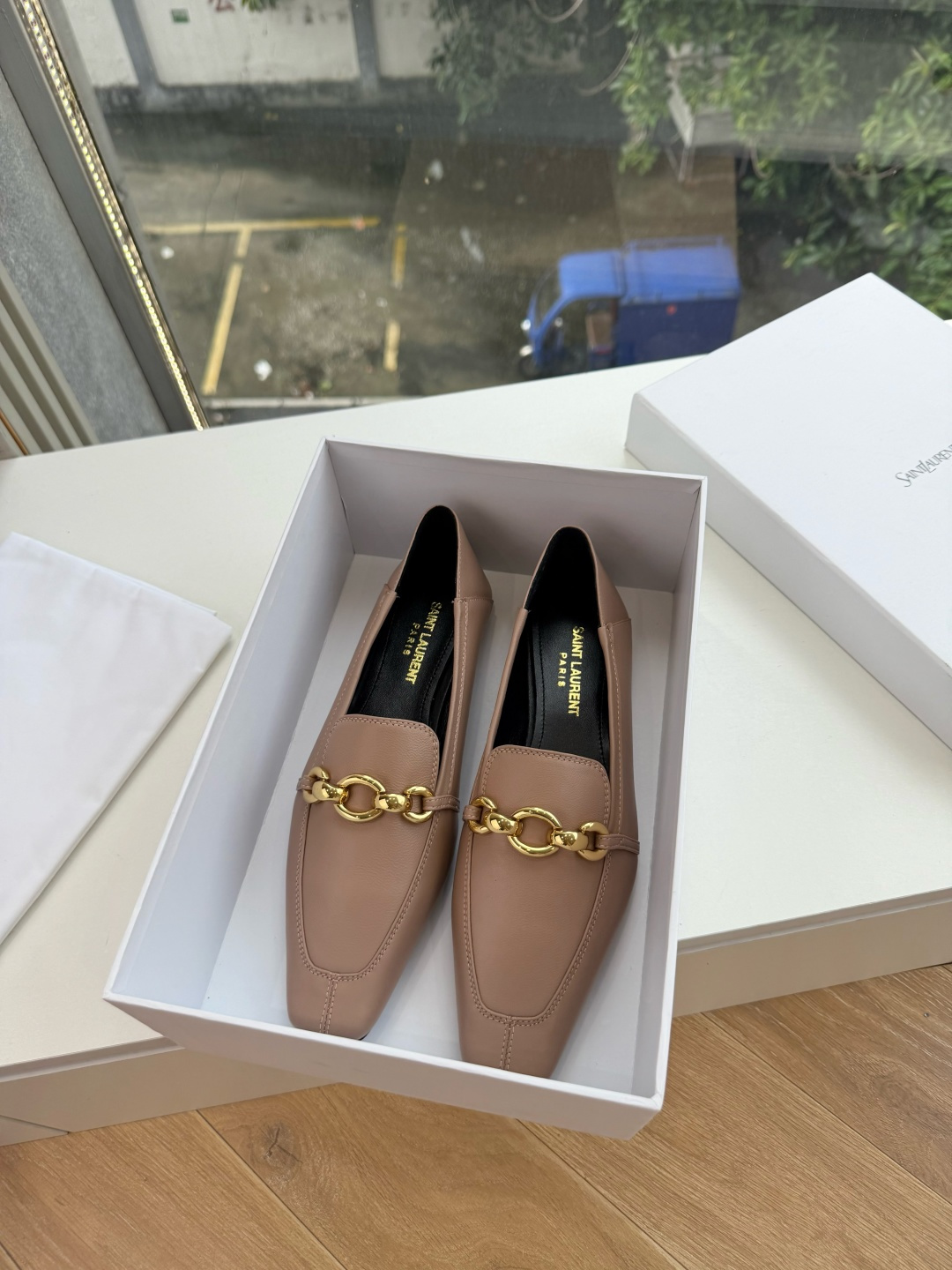 G178-1顶级品质Saint Laurent / 圣罗兰玛丽珍乐福鞋Lee金属高跟鞋YSL姐姐的美丽尤物高跟鞋 又是人