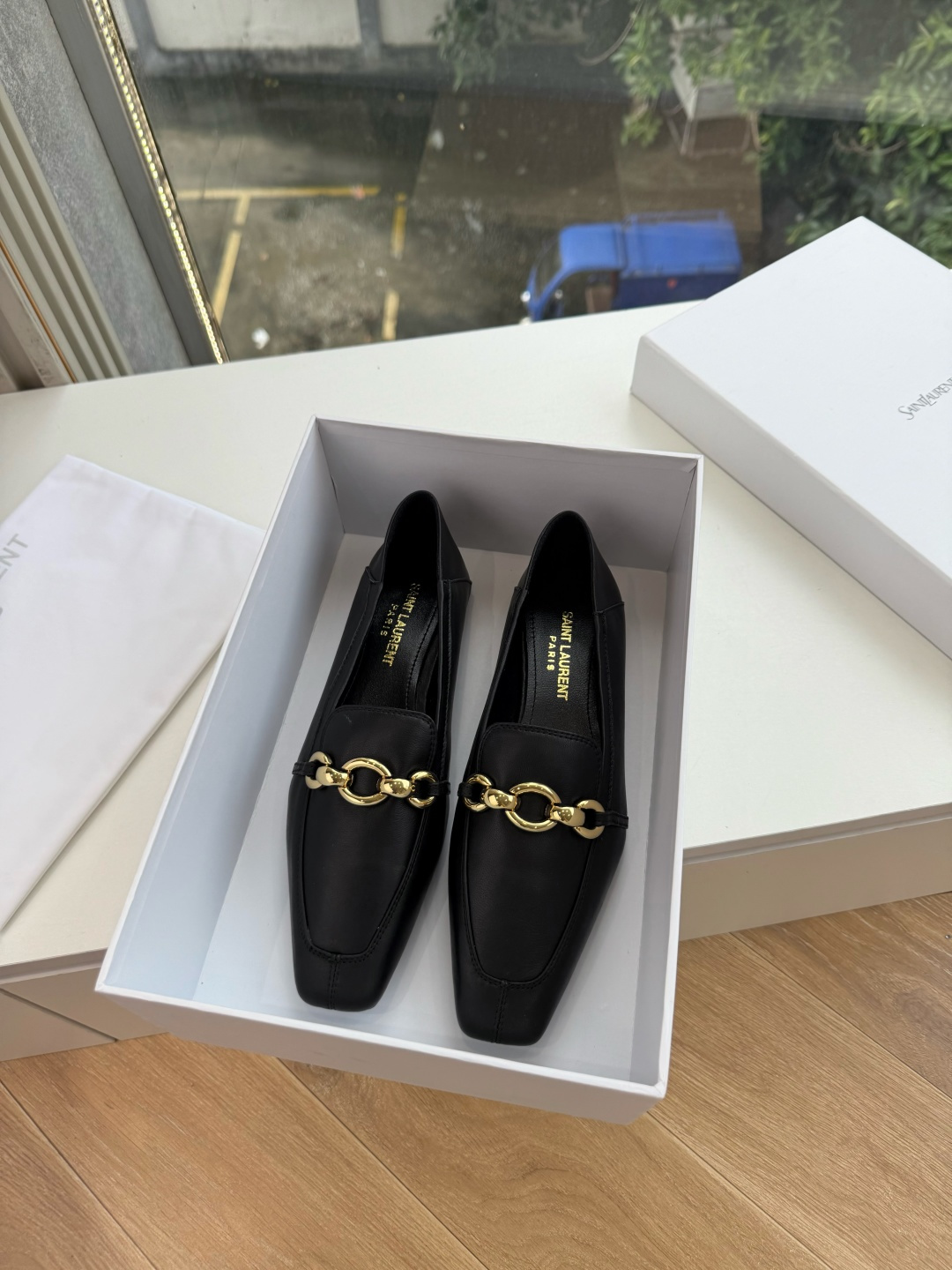 G178-1顶级品质Saint Laurent / 圣罗兰玛丽珍乐福鞋Lee金属高跟鞋YSL姐姐的美丽尤物高跟鞋 又是人