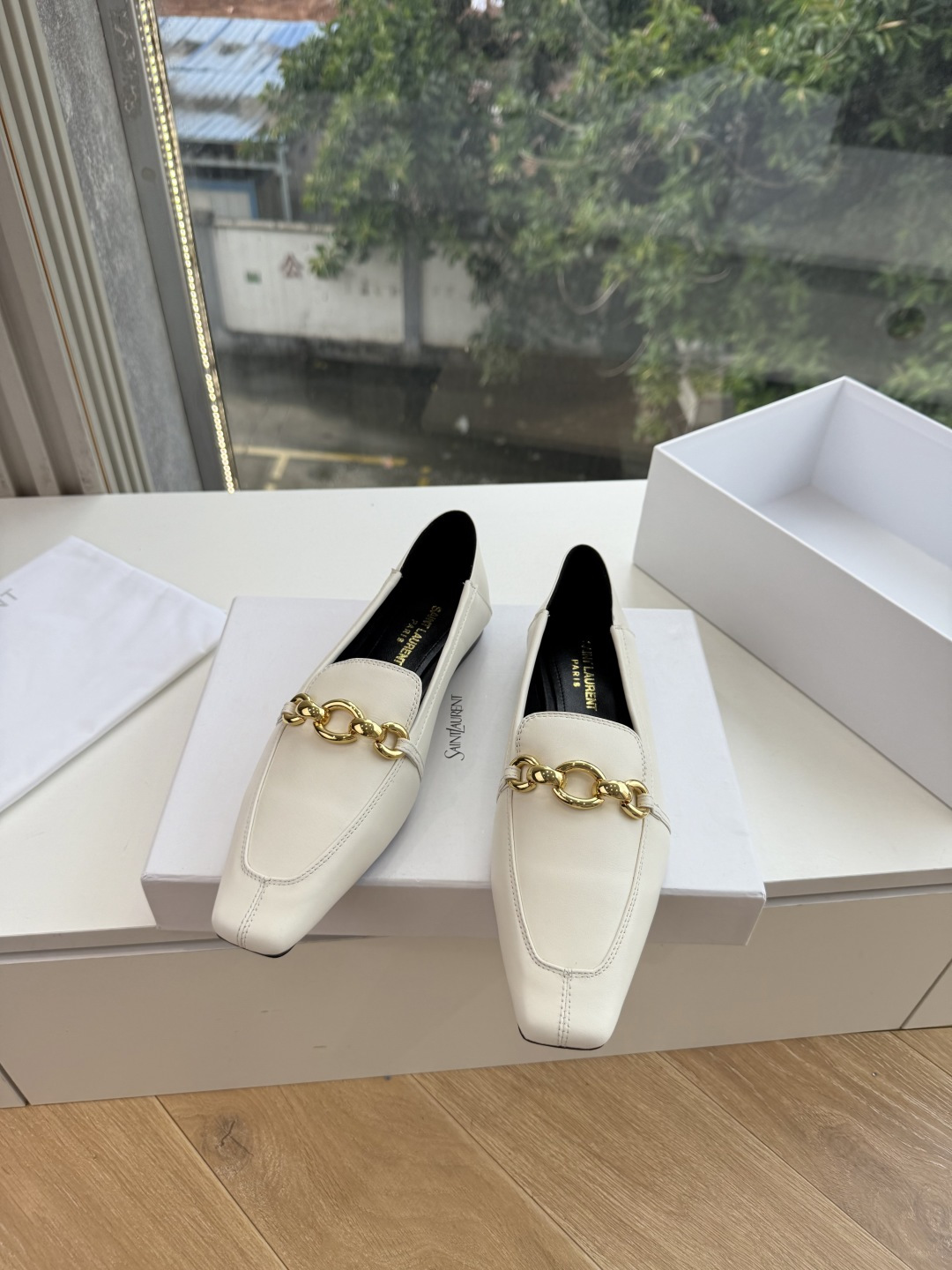 G178-1顶级品质Saint Laurent / 圣罗兰玛丽珍乐福鞋Lee金属高跟鞋YSL姐姐的美丽尤物高跟鞋 又是人