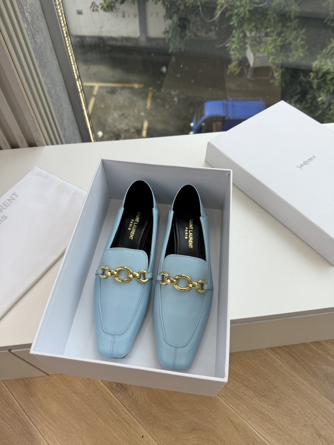 G178-1顶级品质Saint Laurent / 圣罗兰玛丽珍乐福鞋Lee金属高跟鞋YSL姐姐的美丽尤物高跟鞋 又是人