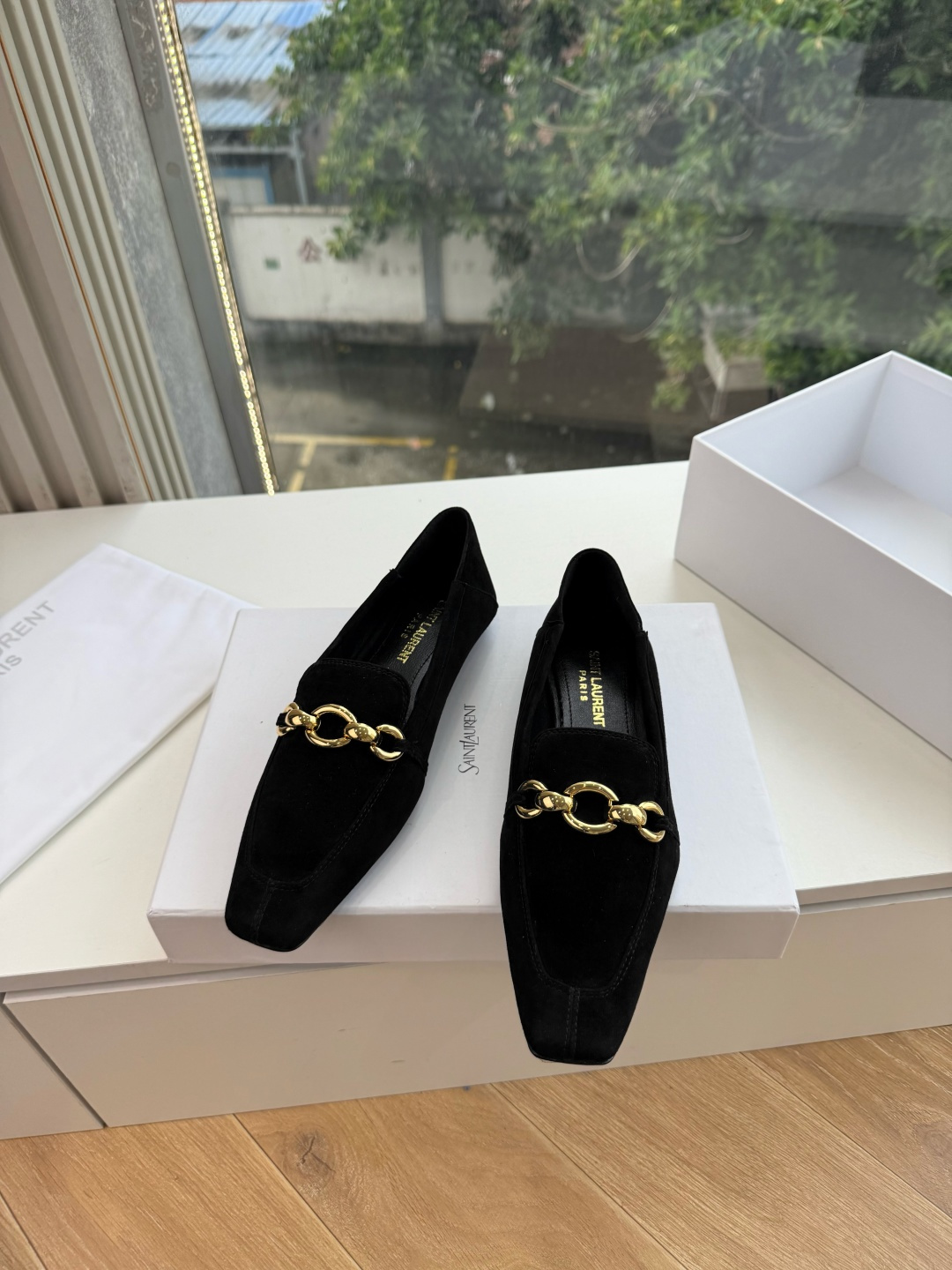 G178-1顶级品质Saint Laurent / 圣罗兰玛丽珍乐福鞋Lee金属高跟鞋YSL姐姐的美丽尤物高跟鞋 又是人