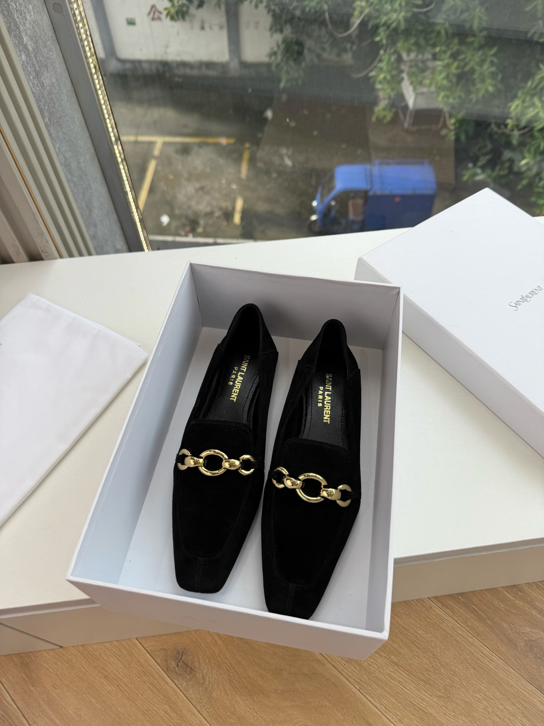 G178-1顶级品质Saint Laurent / 圣罗兰玛丽珍乐福鞋Lee金属高跟鞋YSL姐姐的美丽尤物高跟鞋 又是人