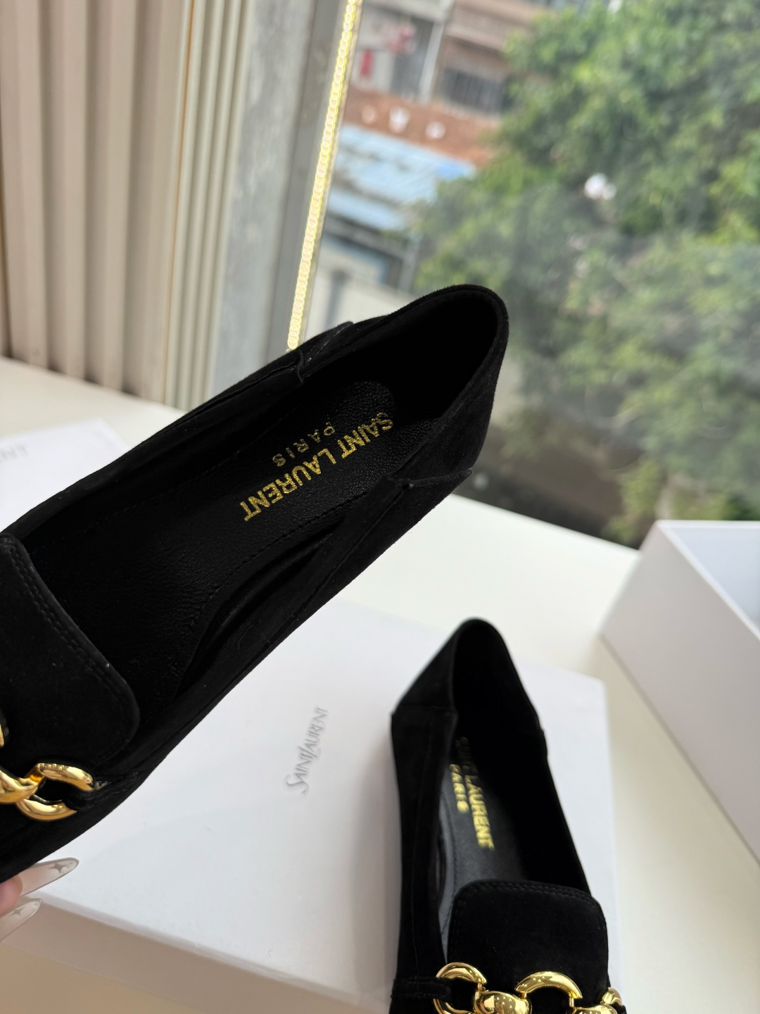 G178-1顶级品质Saint Laurent / 圣罗兰玛丽珍乐福鞋Lee金属高跟鞋YSL姐姐的美丽尤物高跟鞋 又是人