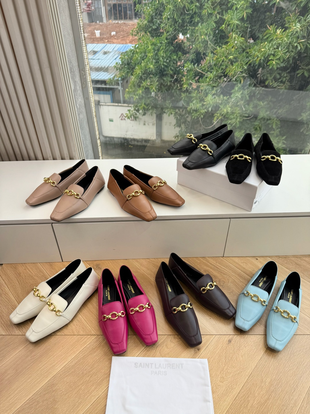 G178-1顶级品质Saint Laurent / 圣罗兰玛丽珍乐福鞋Lee金属高跟鞋YSL姐姐的美丽尤物高跟鞋 又是人