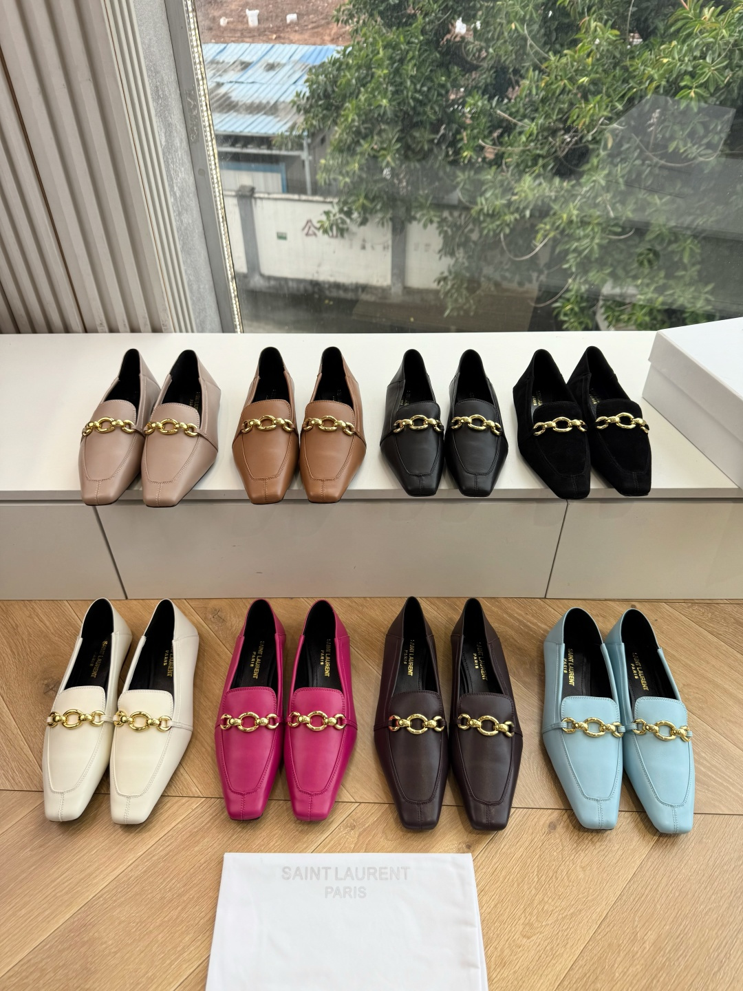 G178-1顶级品质Saint Laurent / 圣罗兰玛丽珍乐福鞋Lee金属高跟鞋YSL姐姐的美丽尤物高跟鞋 又是人