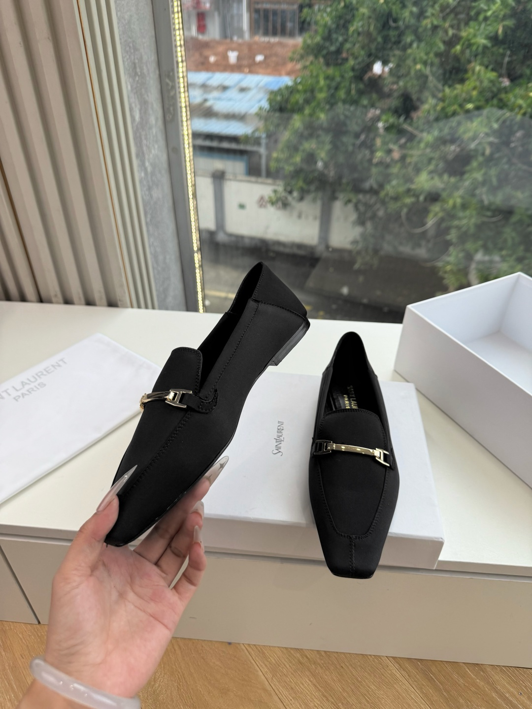 G178-1顶级品质Saint Laurent / 圣罗兰玛丽珍乐福鞋Lee金属高跟鞋YSL姐姐的美丽尤物高跟鞋 又是人