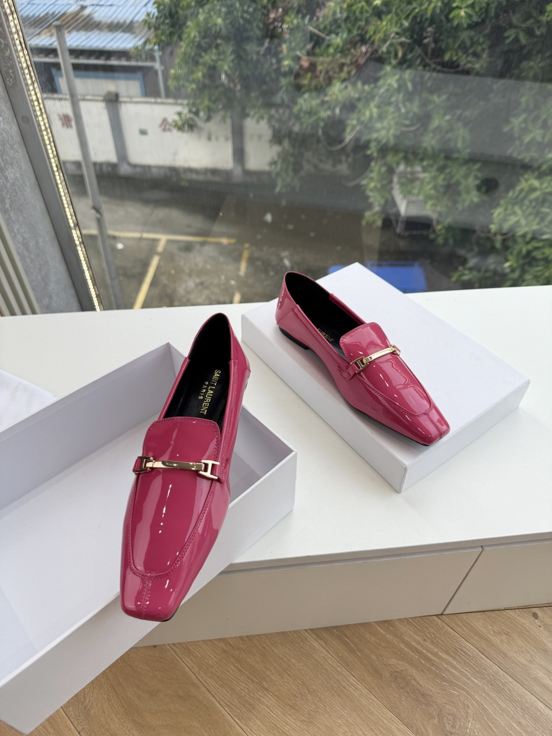 G178-1顶级品质Saint Laurent / 圣罗兰玛丽珍乐福鞋Lee金属高跟鞋YSL姐姐的美丽尤物高跟鞋 又是人