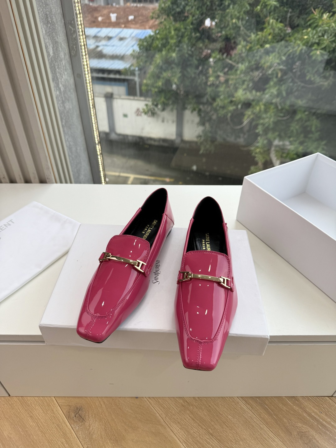 G178-1顶级品质Saint Laurent / 圣罗兰玛丽珍乐福鞋Lee金属高跟鞋YSL姐姐的美丽尤物高跟鞋 又是人