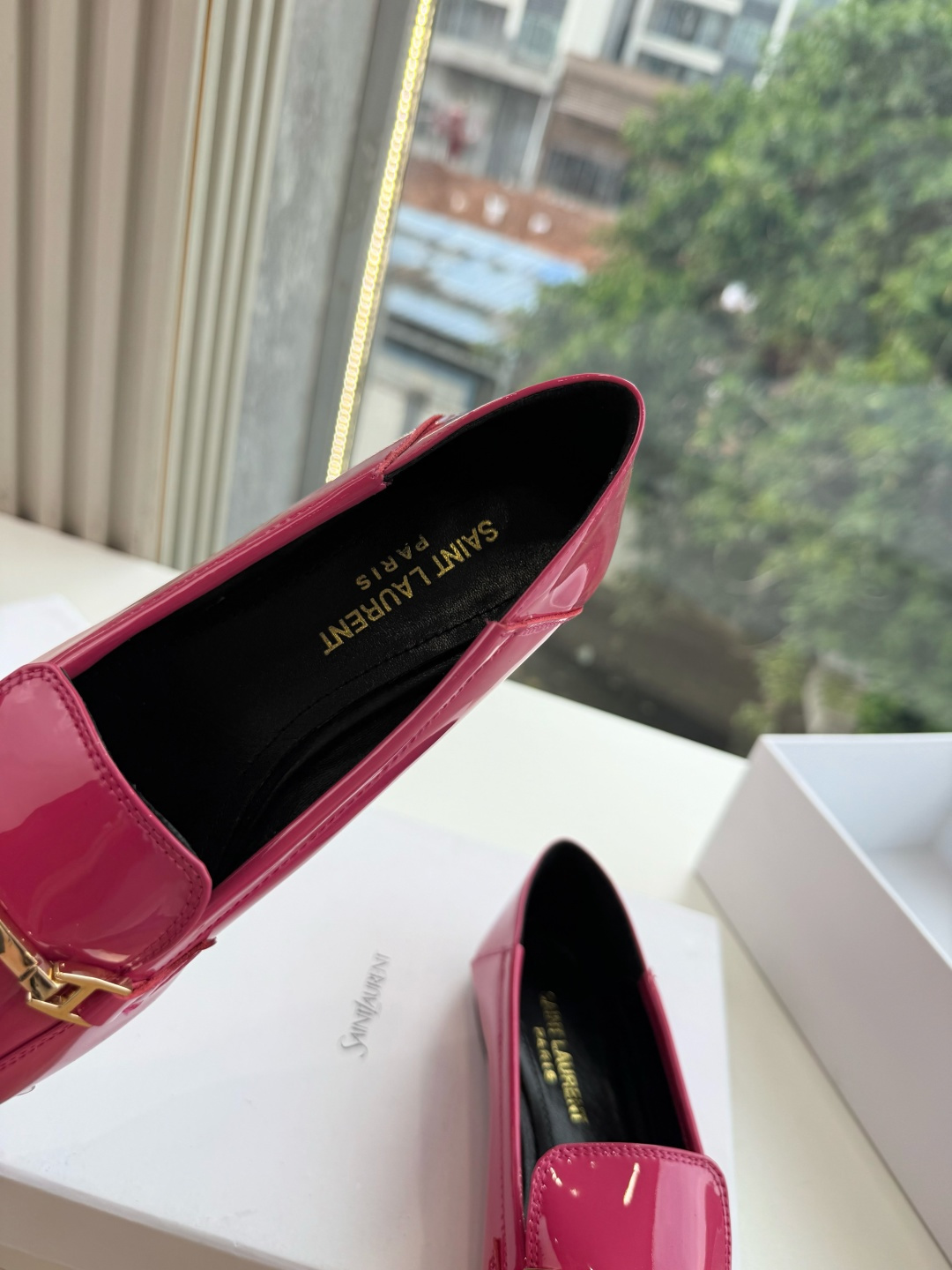 G178-1顶级品质Saint Laurent / 圣罗兰玛丽珍乐福鞋Lee金属高跟鞋YSL姐姐的美丽尤物高跟鞋 又是人