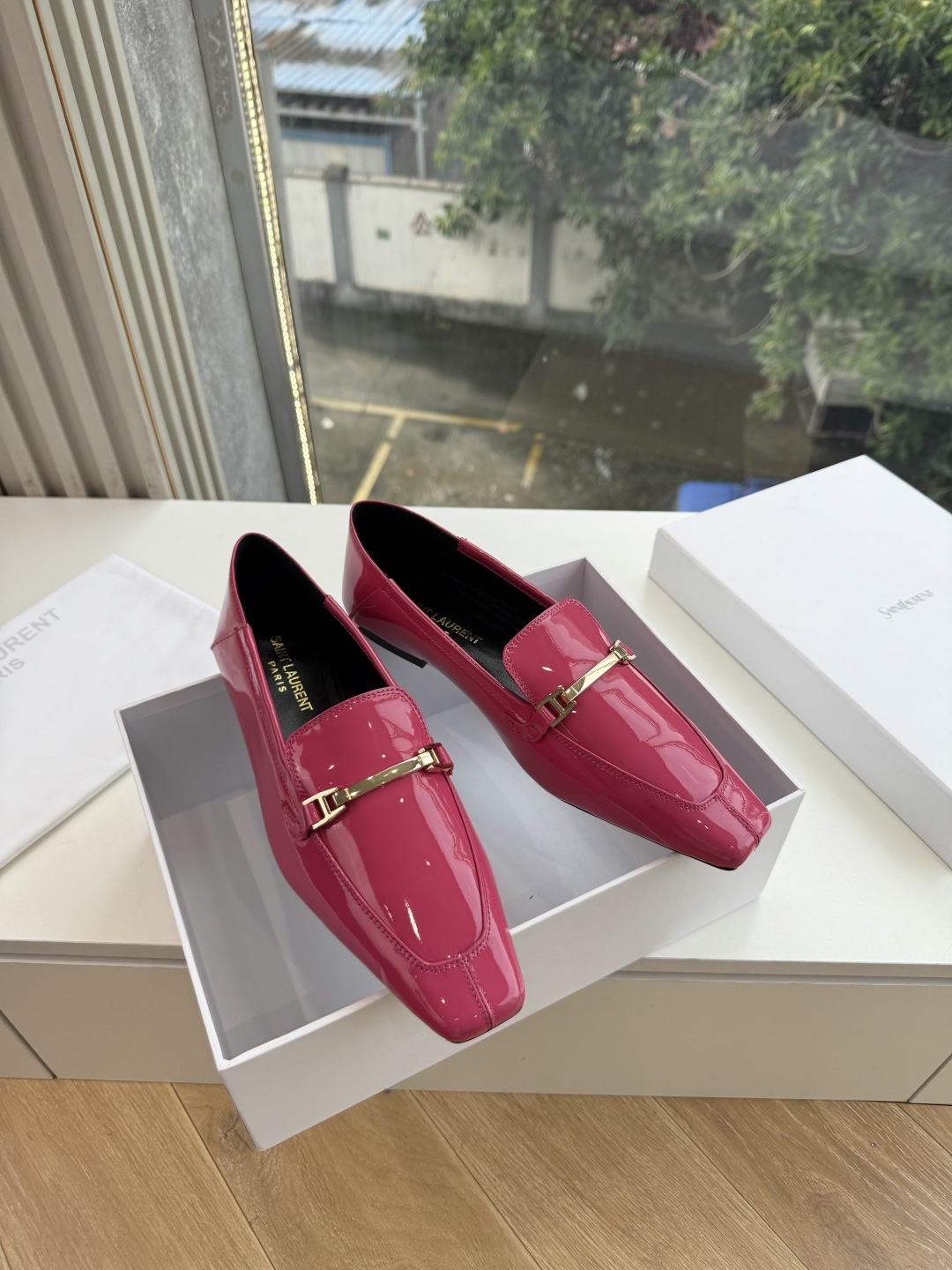 G178-1顶级品质Saint Laurent / 圣罗兰玛丽珍乐福鞋Lee金属高跟鞋YSL姐姐的美丽尤物高跟鞋 又是人