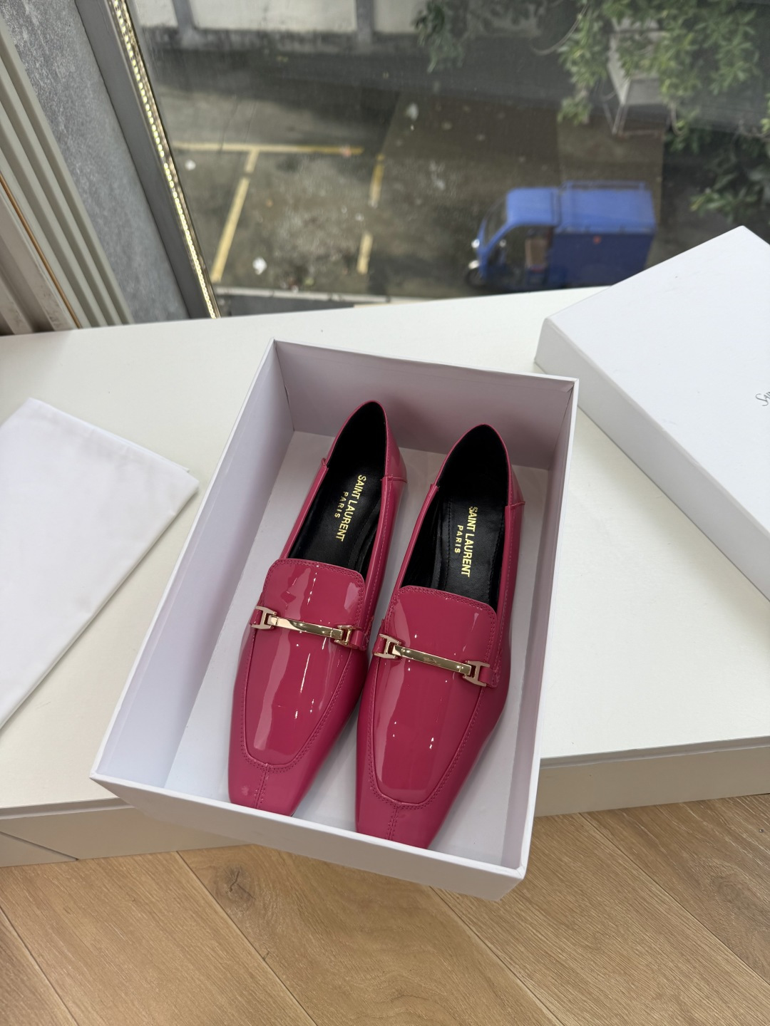 G178-1顶级品质Saint Laurent / 圣罗兰玛丽珍乐福鞋Lee金属高跟鞋YSL姐姐的美丽尤物高跟鞋 又是人