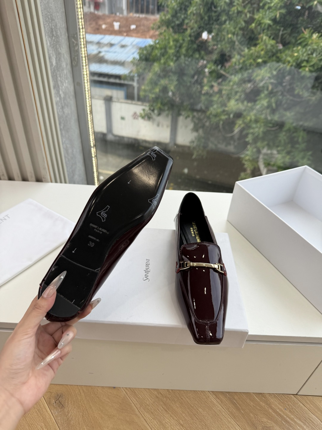 G178-1顶级品质Saint Laurent / 圣罗兰玛丽珍乐福鞋Lee金属高跟鞋YSL姐姐的美丽尤物高跟鞋 又是人