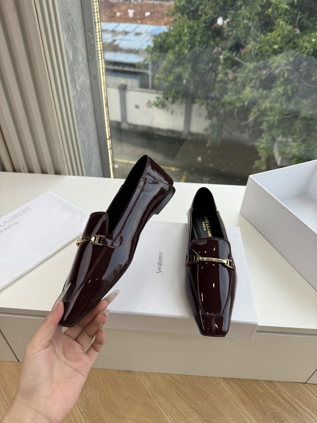 G178-1顶级品质Saint Laurent / 圣罗兰玛丽珍乐福鞋Lee金属高跟鞋YSL姐姐的美丽尤物高跟鞋 又是人