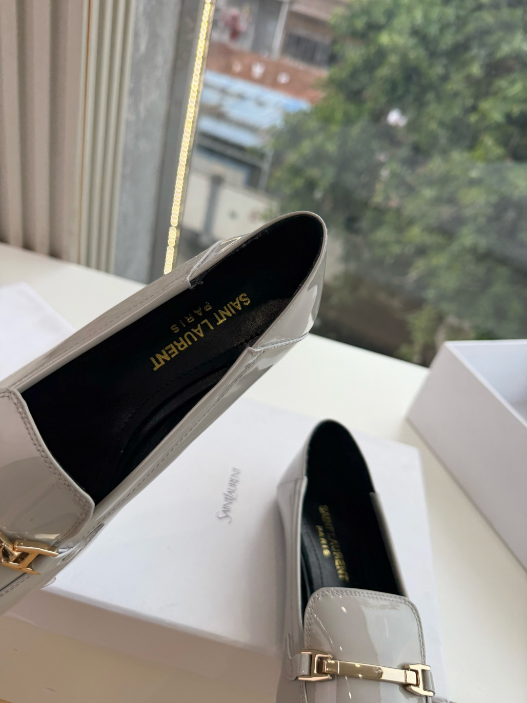 G178-1顶级品质Saint Laurent / 圣罗兰玛丽珍乐福鞋Lee金属高跟鞋YSL姐姐的美丽尤物高跟鞋 又是人