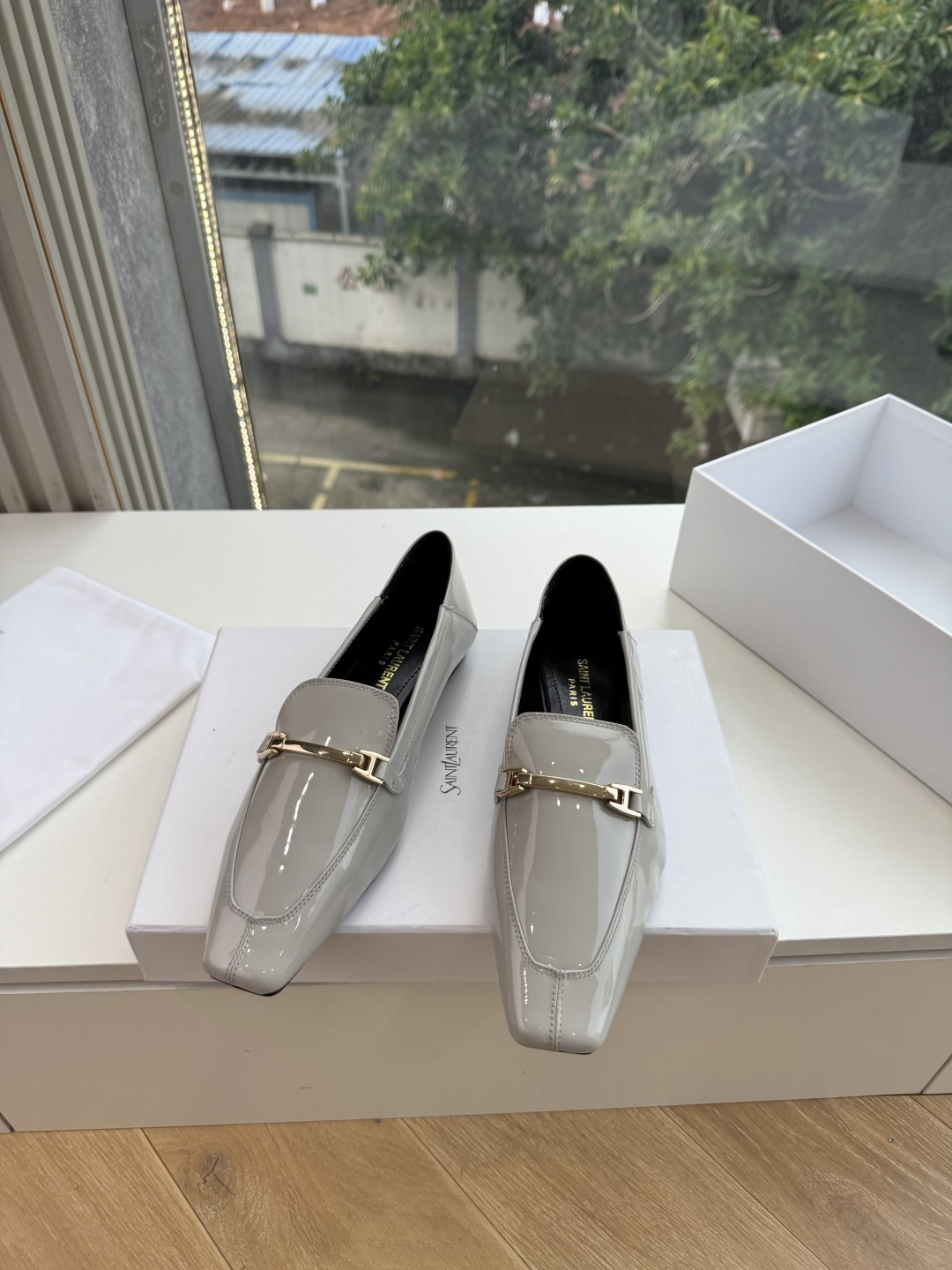 G178-1顶级品质Saint Laurent / 圣罗兰玛丽珍乐福鞋Lee金属高跟鞋YSL姐姐的美丽尤物高跟鞋 又是人