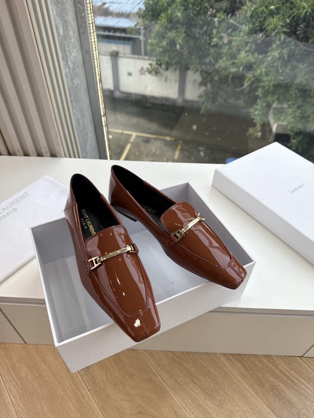 G178-1顶级品质Saint Laurent / 圣罗兰玛丽珍乐福鞋Lee金属高跟鞋YSL姐姐的美丽尤物高跟鞋 又是人