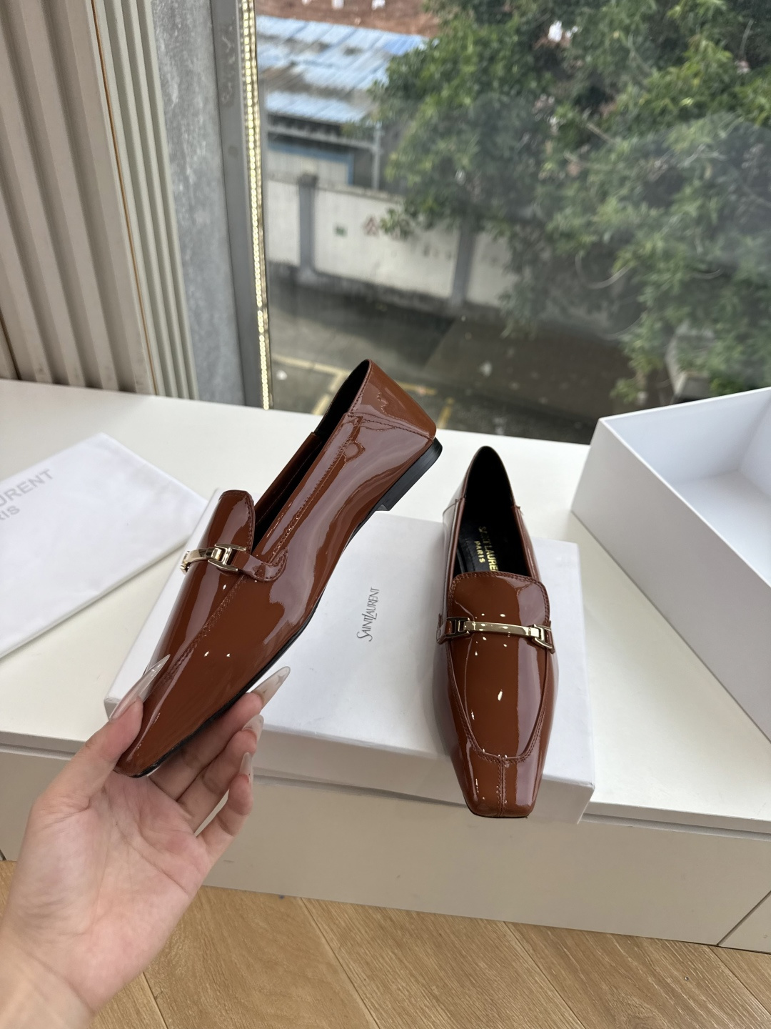 G178-1顶级品质Saint Laurent / 圣罗兰玛丽珍乐福鞋Lee金属高跟鞋YSL姐姐的美丽尤物高跟鞋 又是人
