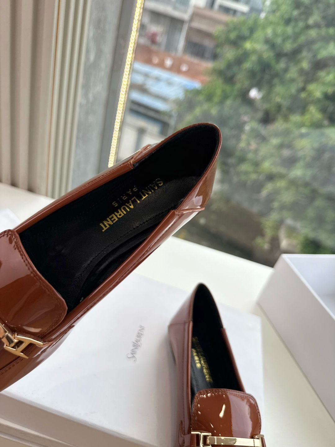 G178-1顶级品质Saint Laurent / 圣罗兰玛丽珍乐福鞋Lee金属高跟鞋YSL姐姐的美丽尤物高跟鞋 又是人