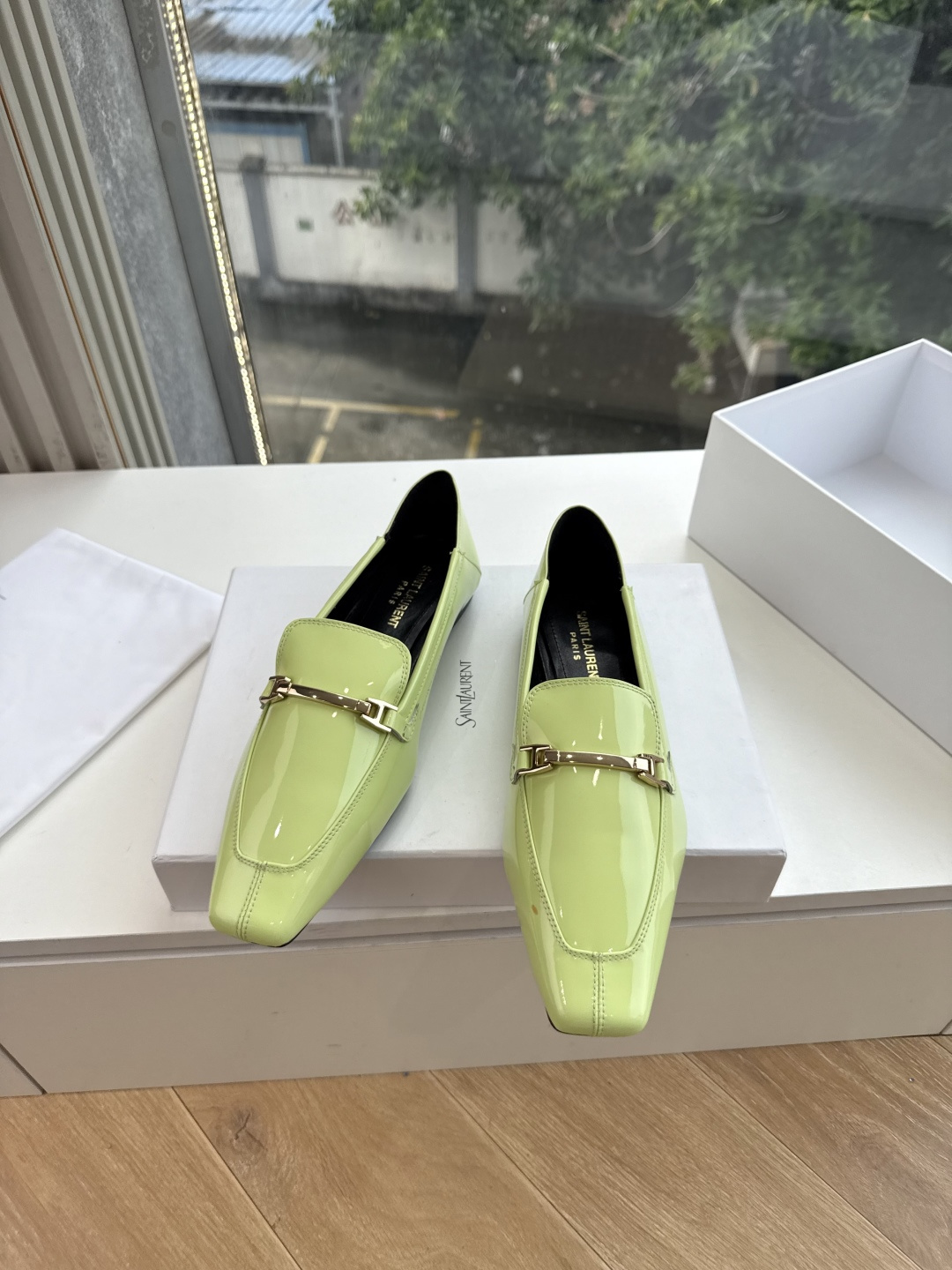 G178-1顶级品质Saint Laurent / 圣罗兰玛丽珍乐福鞋Lee金属高跟鞋YSL姐姐的美丽尤物高跟鞋 又是人