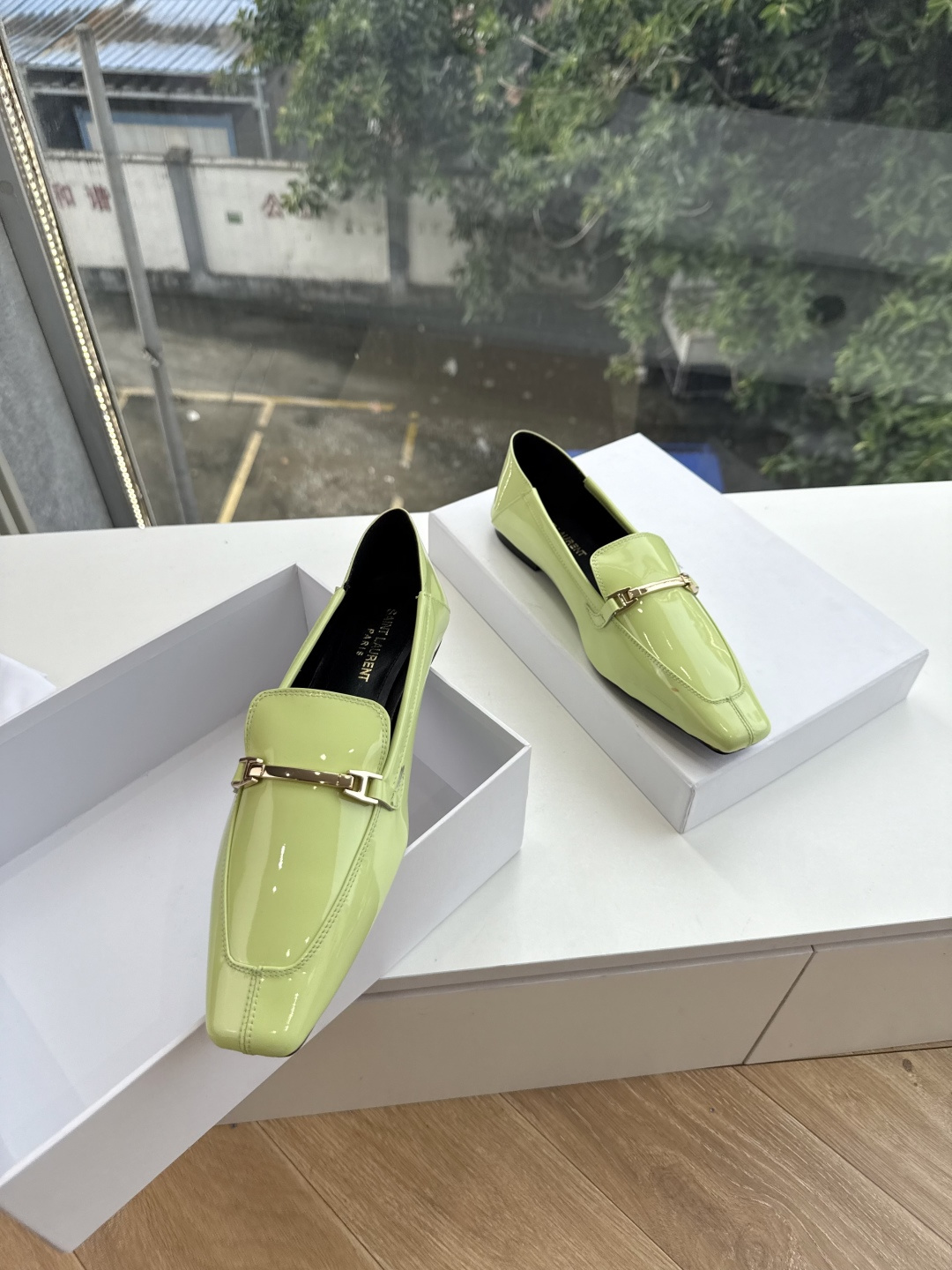 G178-1顶级品质Saint Laurent / 圣罗兰玛丽珍乐福鞋Lee金属高跟鞋YSL姐姐的美丽尤物高跟鞋 又是人