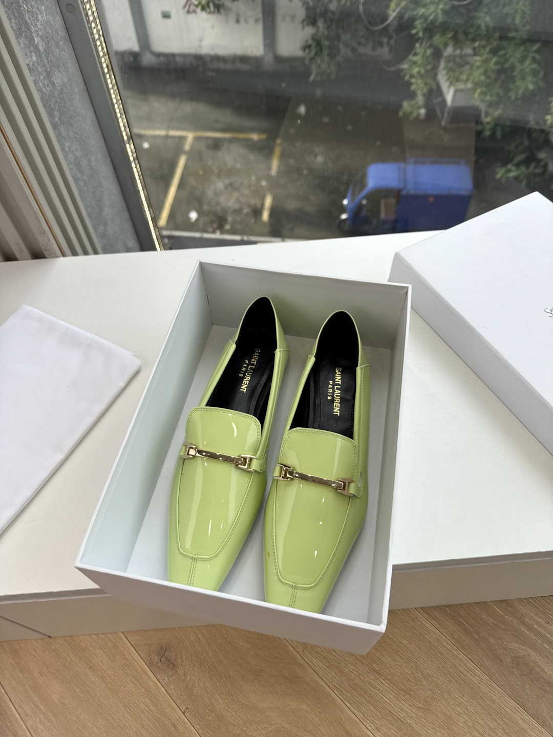 G178-1顶级品质Saint Laurent / 圣罗兰玛丽珍乐福鞋Lee金属高跟鞋YSL姐姐的美丽尤物高跟鞋 又是人