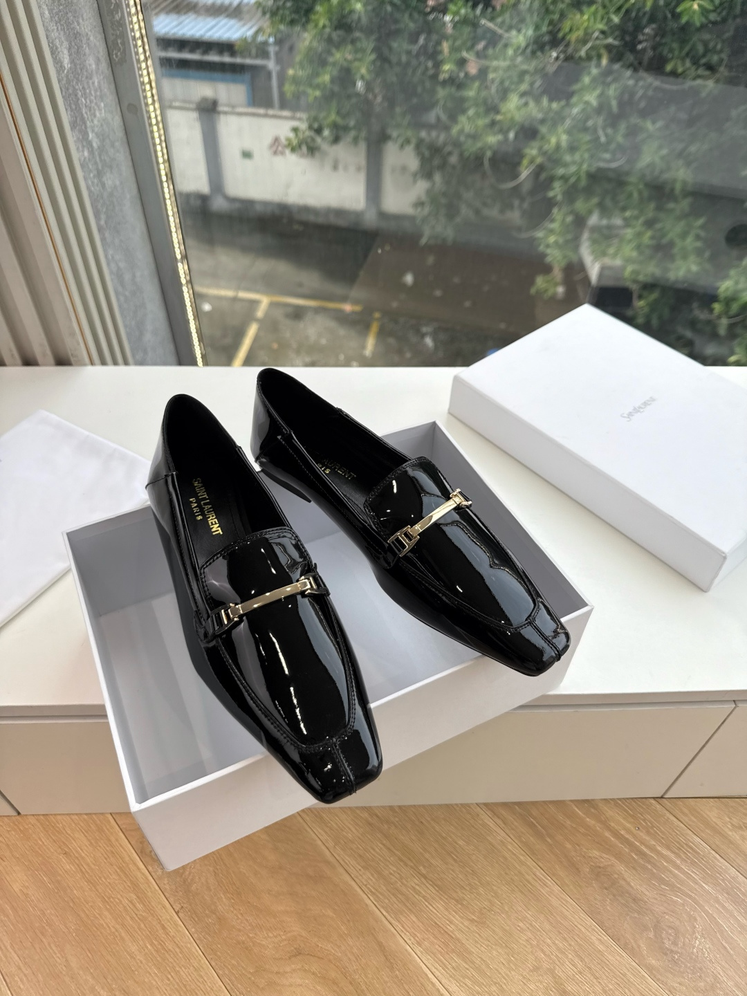 G178-1顶级品质Saint Laurent / 圣罗兰玛丽珍乐福鞋Lee金属高跟鞋YSL姐姐的美丽尤物高跟鞋 又是人