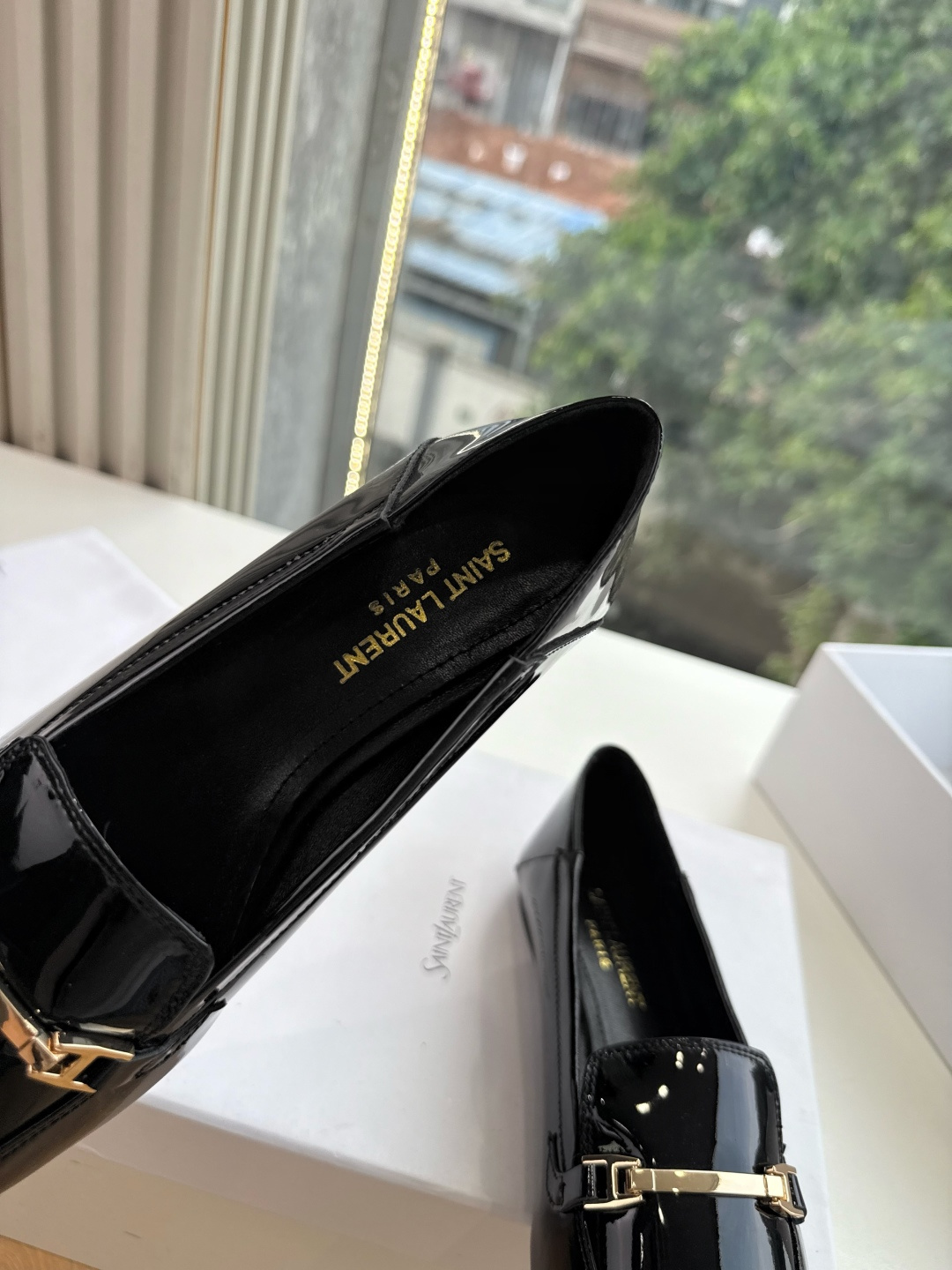 G178-1顶级品质Saint Laurent / 圣罗兰玛丽珍乐福鞋Lee金属高跟鞋YSL姐姐的美丽尤物高跟鞋 又是人