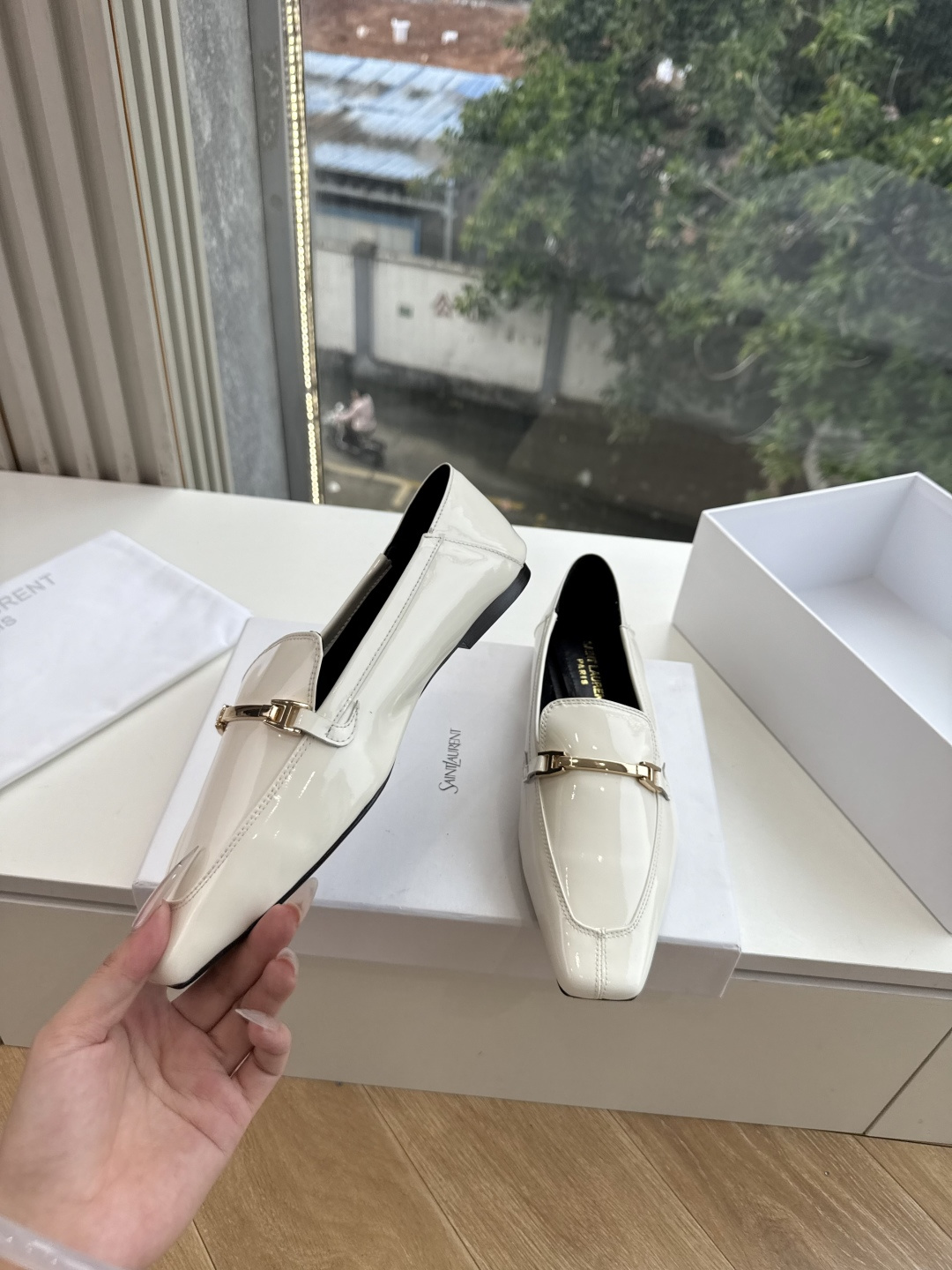 G178-1顶级品质Saint Laurent / 圣罗兰玛丽珍乐福鞋Lee金属高跟鞋YSL姐姐的美丽尤物高跟鞋 又是人