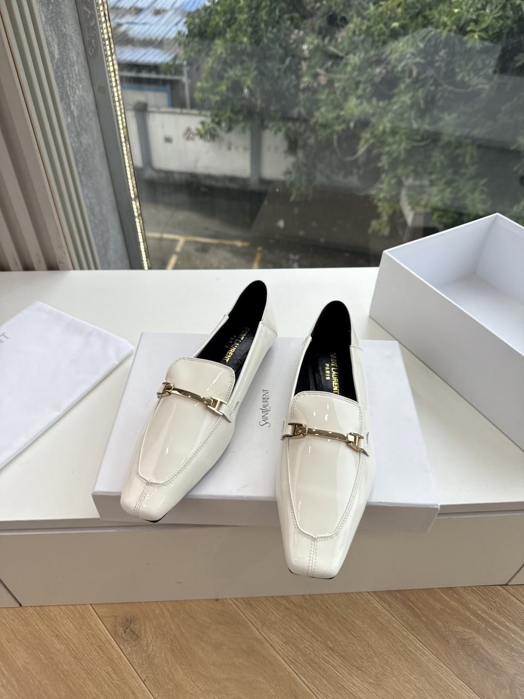 G178-1顶级品质Saint Laurent / 圣罗兰玛丽珍乐福鞋Lee金属高跟鞋YSL姐姐的美丽尤物高跟鞋 又是人