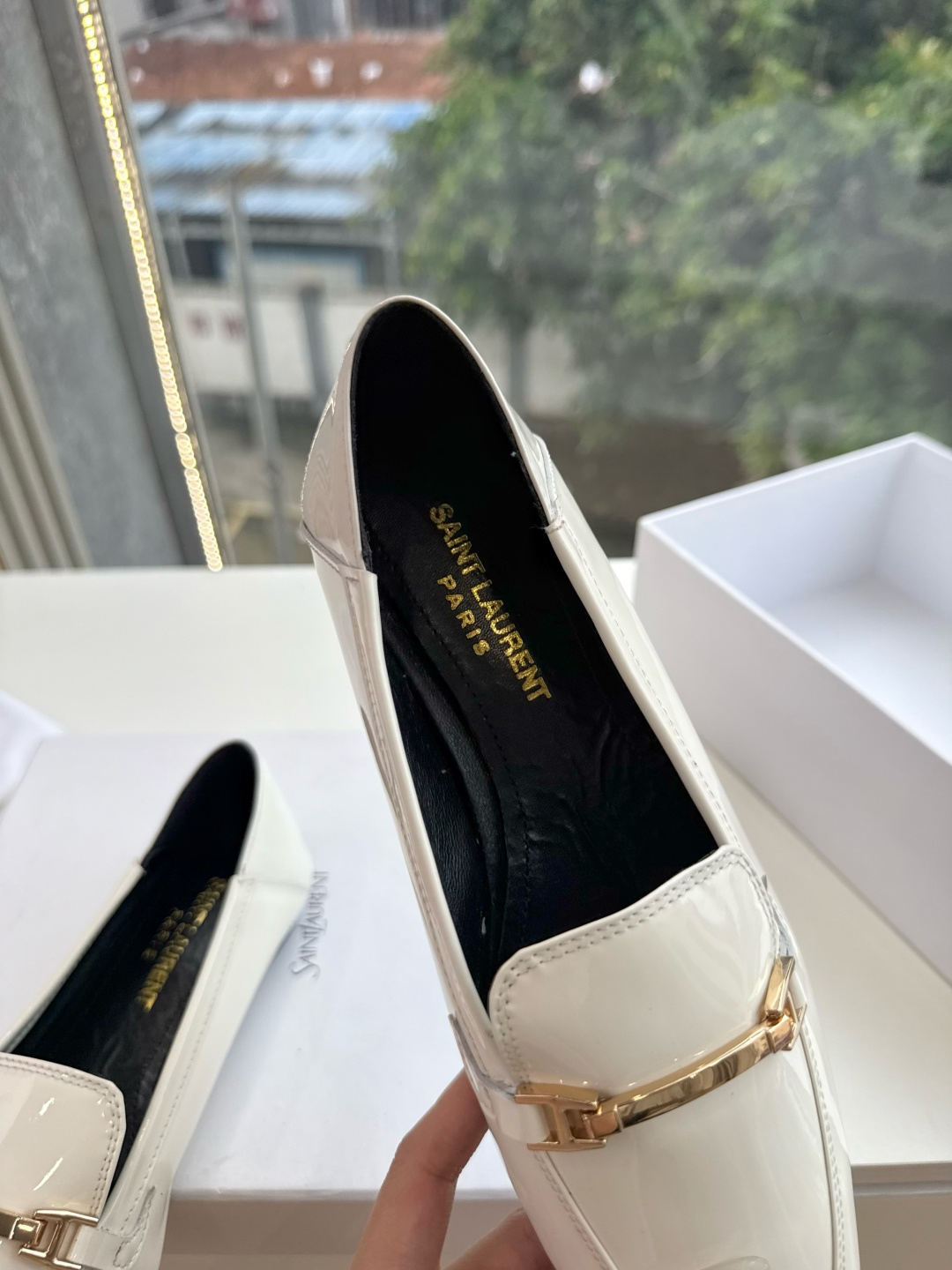G178-1顶级品质Saint Laurent / 圣罗兰玛丽珍乐福鞋Lee金属高跟鞋YSL姐姐的美丽尤物高跟鞋 又是人