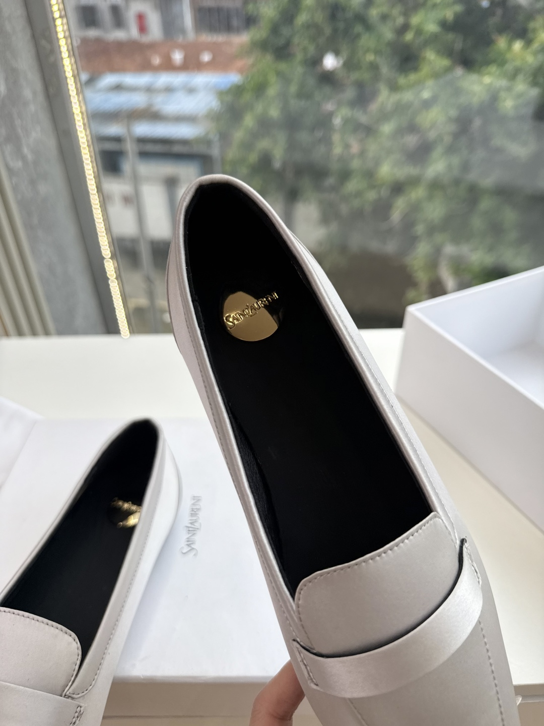 G178-1顶级品质Saint Laurent / 圣罗兰玛丽珍乐福鞋Lee金属高跟鞋YSL姐姐的美丽尤物高跟鞋 又是人