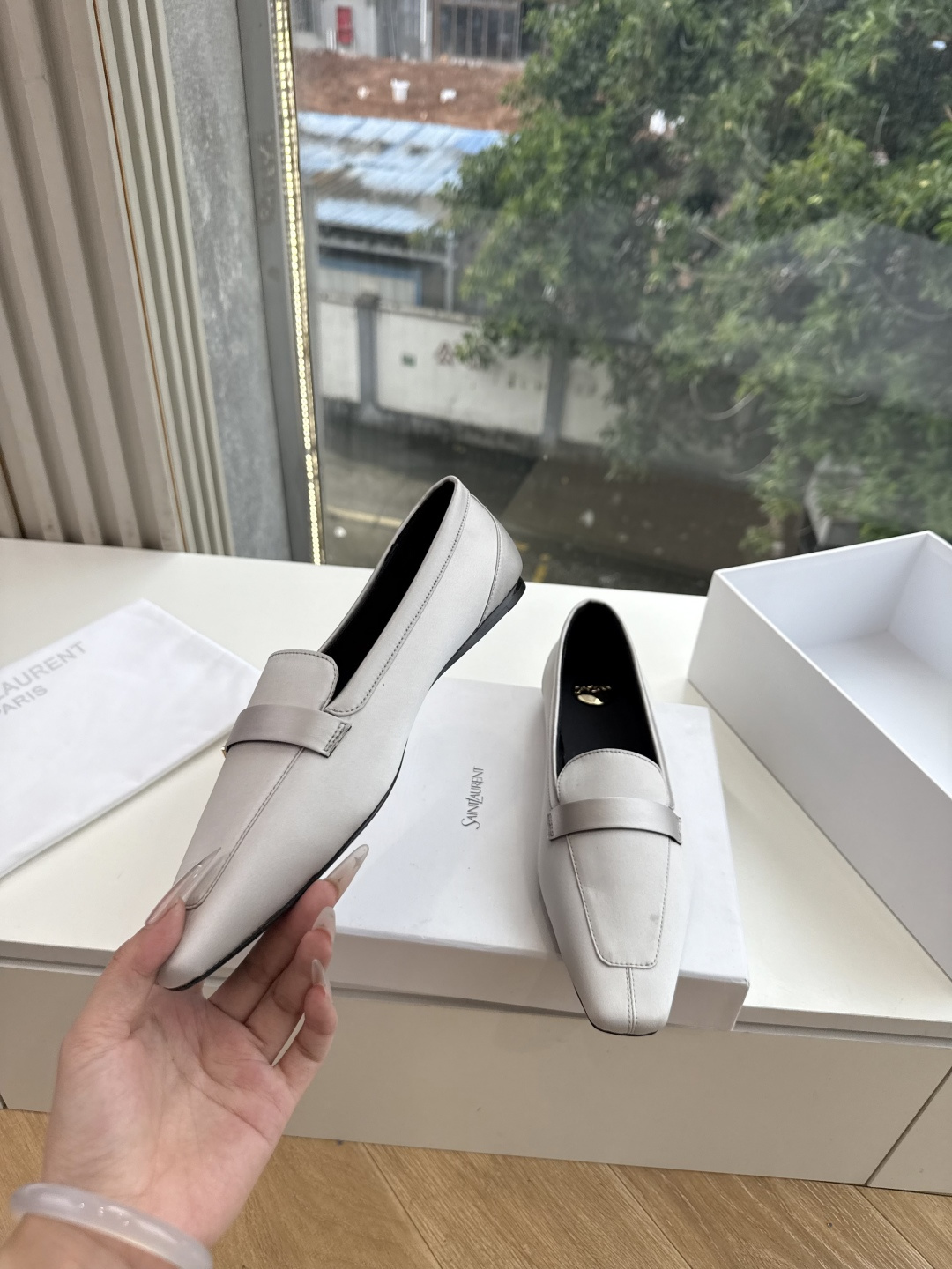 G178-1顶级品质Saint Laurent / 圣罗兰玛丽珍乐福鞋Lee金属高跟鞋YSL姐姐的美丽尤物高跟鞋 又是人