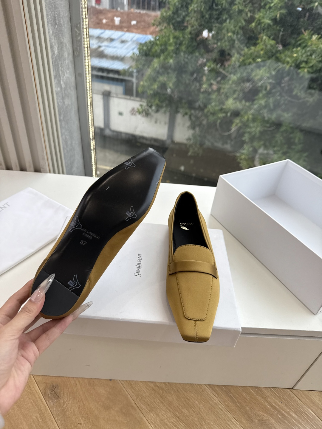 G178-1顶级品质Saint Laurent / 圣罗兰玛丽珍乐福鞋Lee金属高跟鞋YSL姐姐的美丽尤物高跟鞋 又是人
