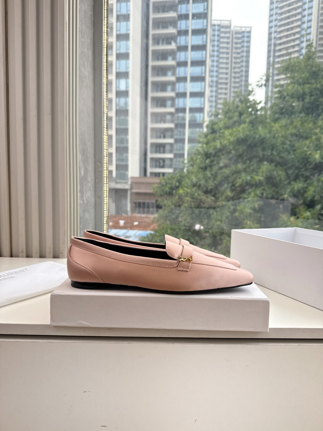 G178-1顶级品质Saint Laurent / 圣罗兰玛丽珍乐福鞋Lee金属高跟鞋YSL姐姐的美丽尤物高跟鞋 又是人