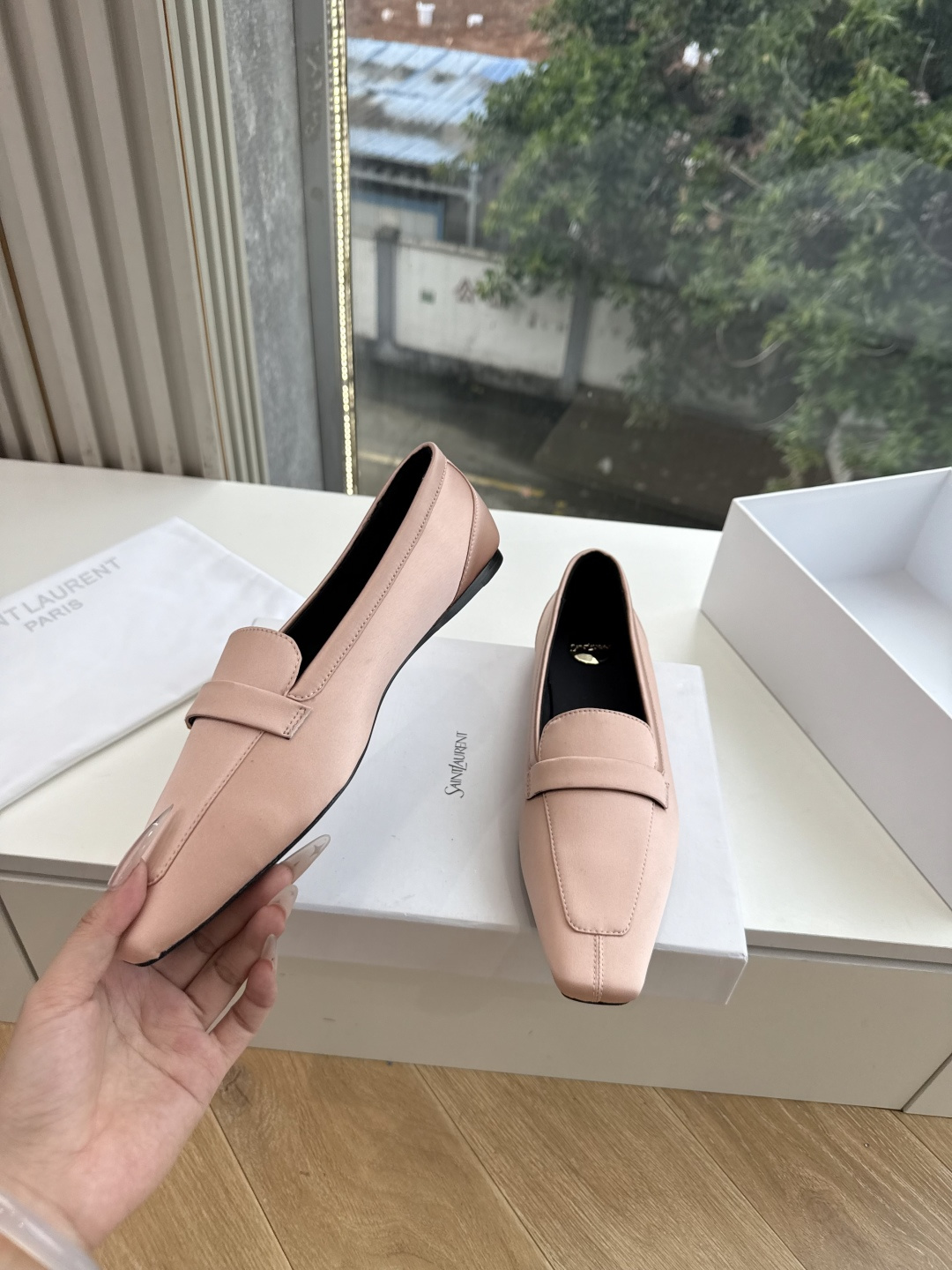 G178-1顶级品质Saint Laurent / 圣罗兰玛丽珍乐福鞋Lee金属高跟鞋YSL姐姐的美丽尤物高跟鞋 又是人