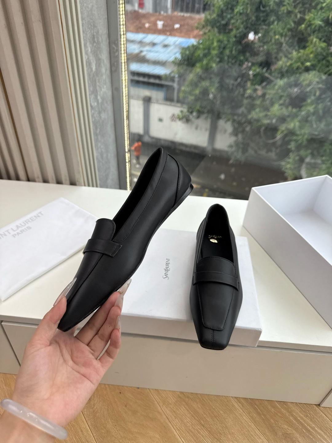 G178-1顶级品质Saint Laurent / 圣罗兰玛丽珍乐福鞋Lee金属高跟鞋YSL姐姐的美丽尤物高跟鞋 又是人